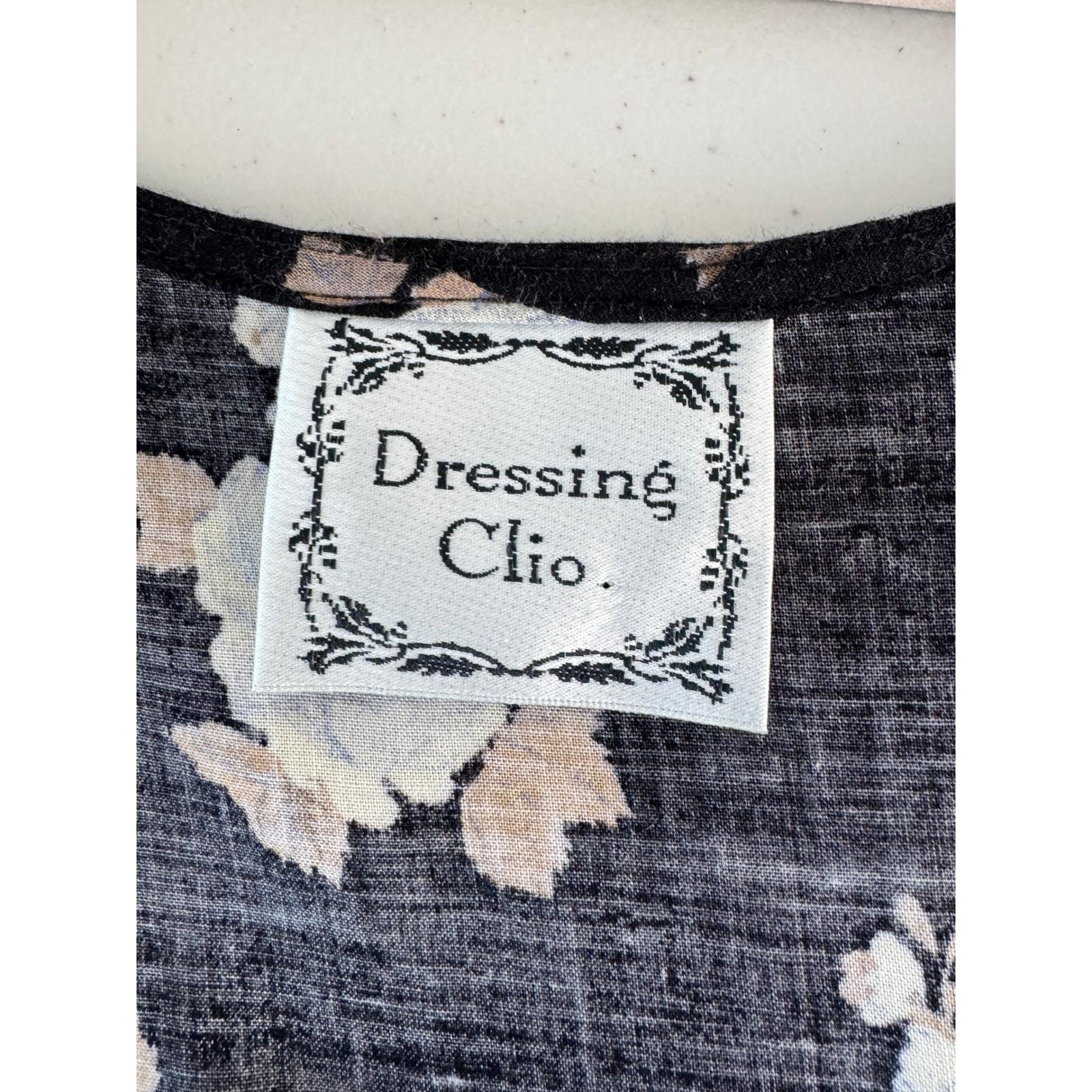 Vintage Dressing Clio Maxi Dress M Floral Sleeveless 90s Minimalist Cottagecore
