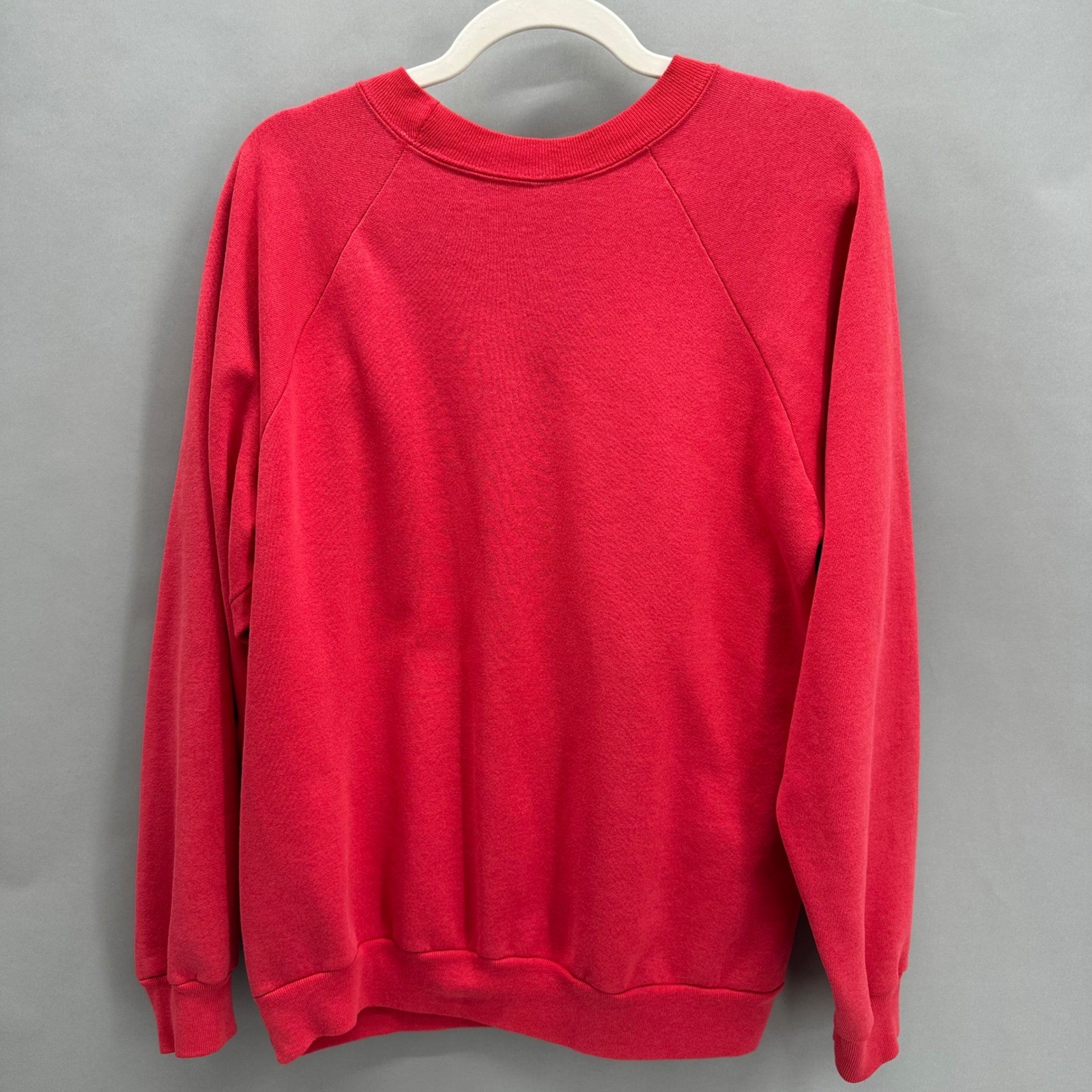 Vintage MTV Music Television 1981 Red Crewneck Sweatshirt Womens M Pop Culture