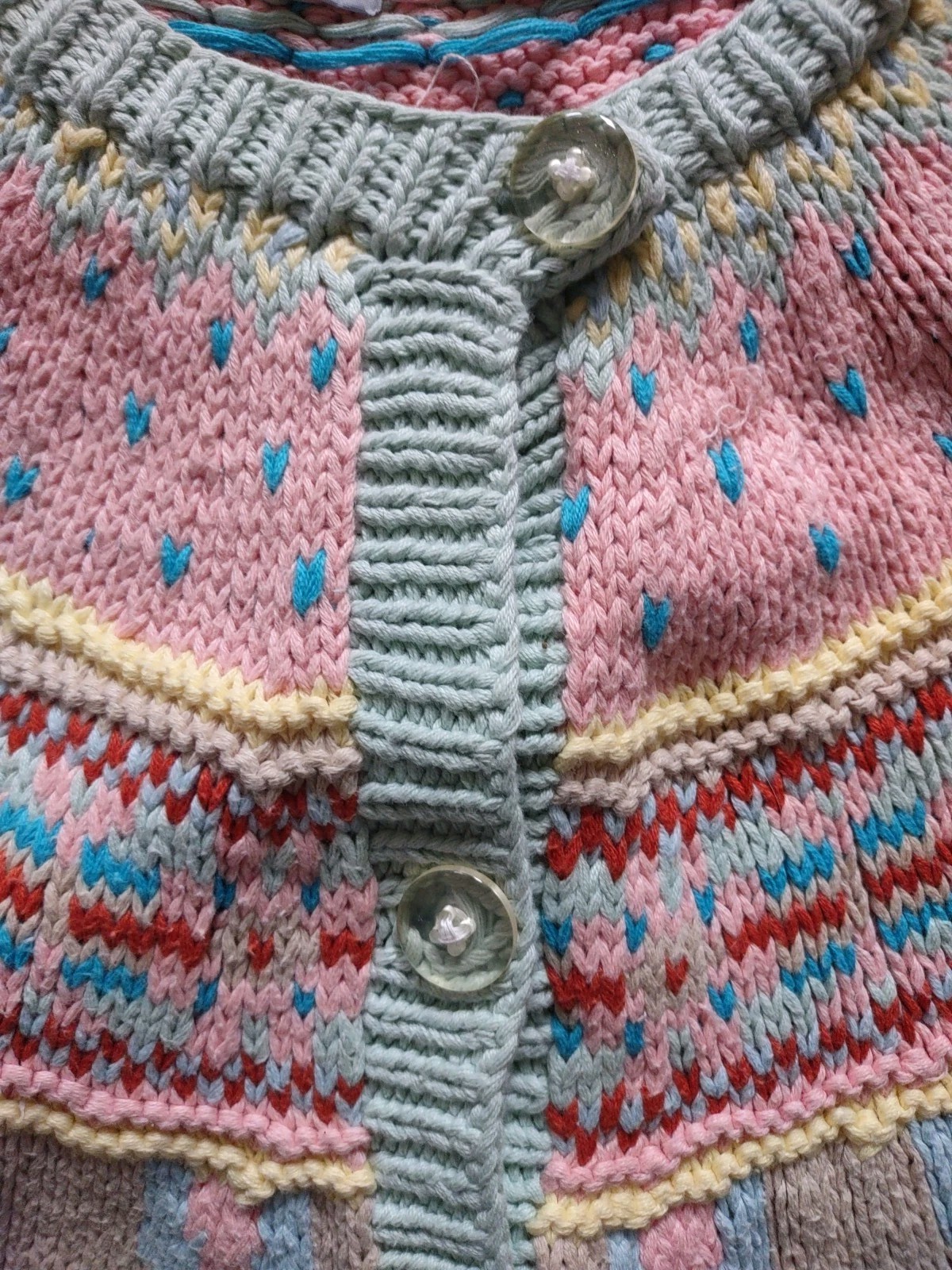 Vintage 1980s Putumayo Sweater Medium Half Sleeve Cotton Cardigan NYC Boutique