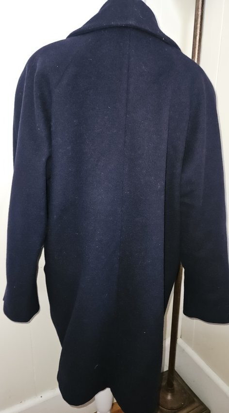 Vintage DONNYBROOK Navy Blue Lined Wool Blazer Jacket Ladies Size 12