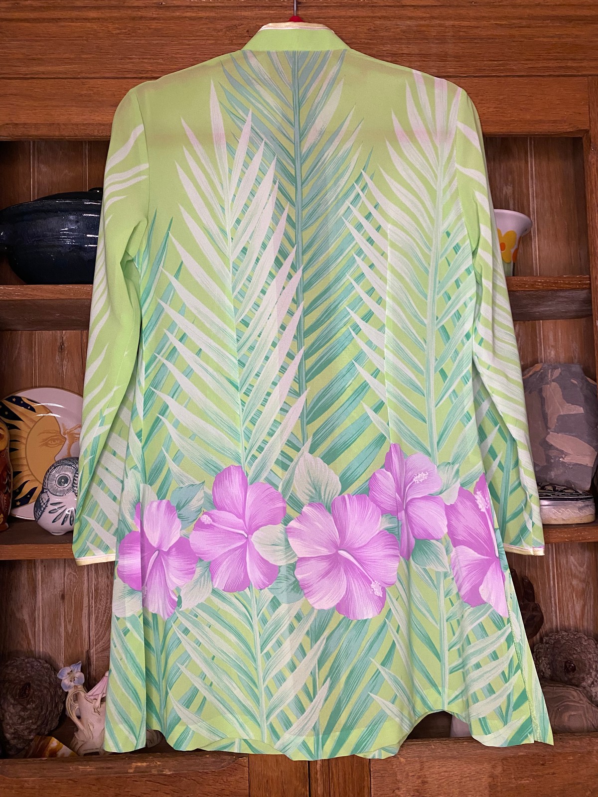 Green and Pink Cover-Up Size 8