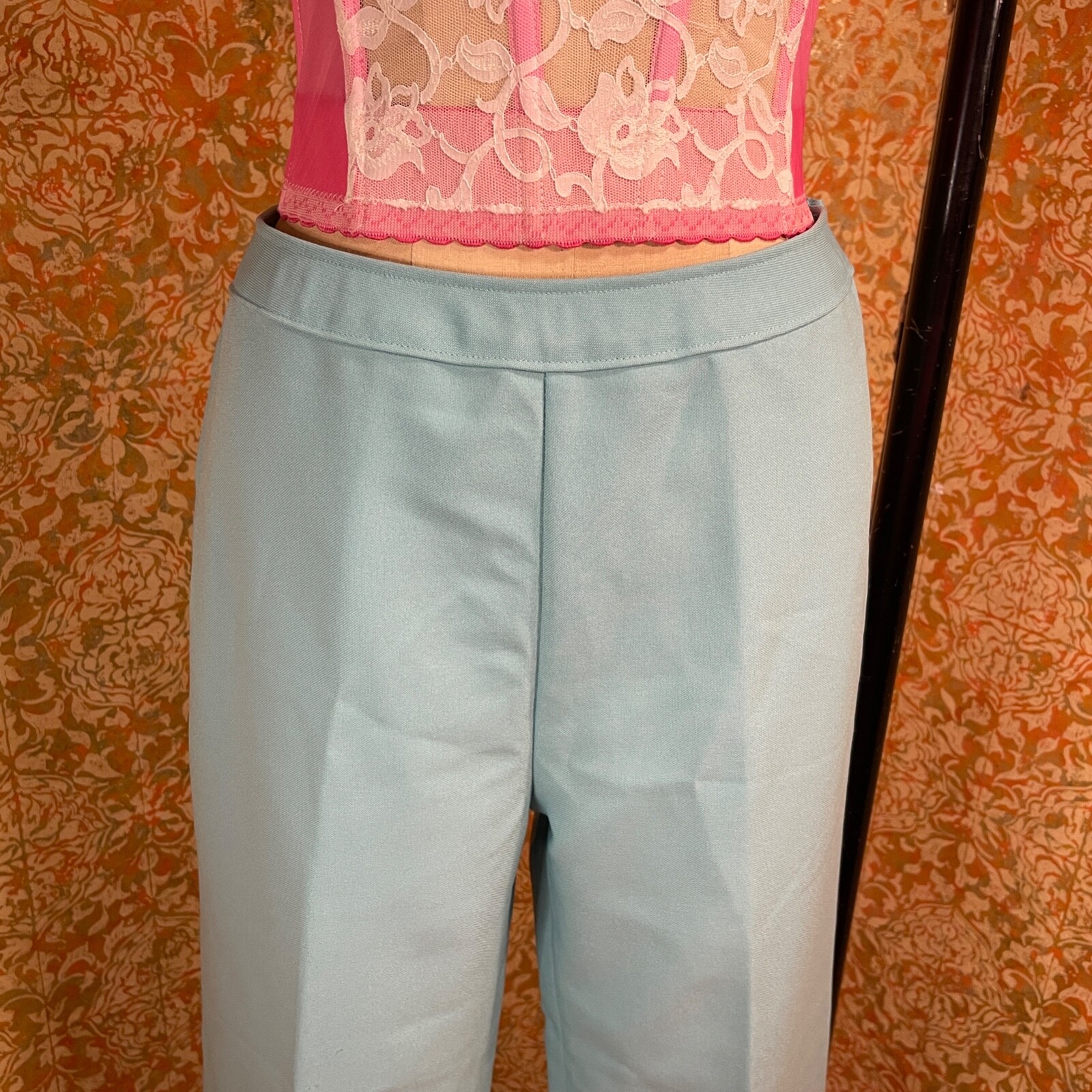 Vintage Levi’s BEND OVER Pants Aqua Tapered Stretch Trouser 28 x 26