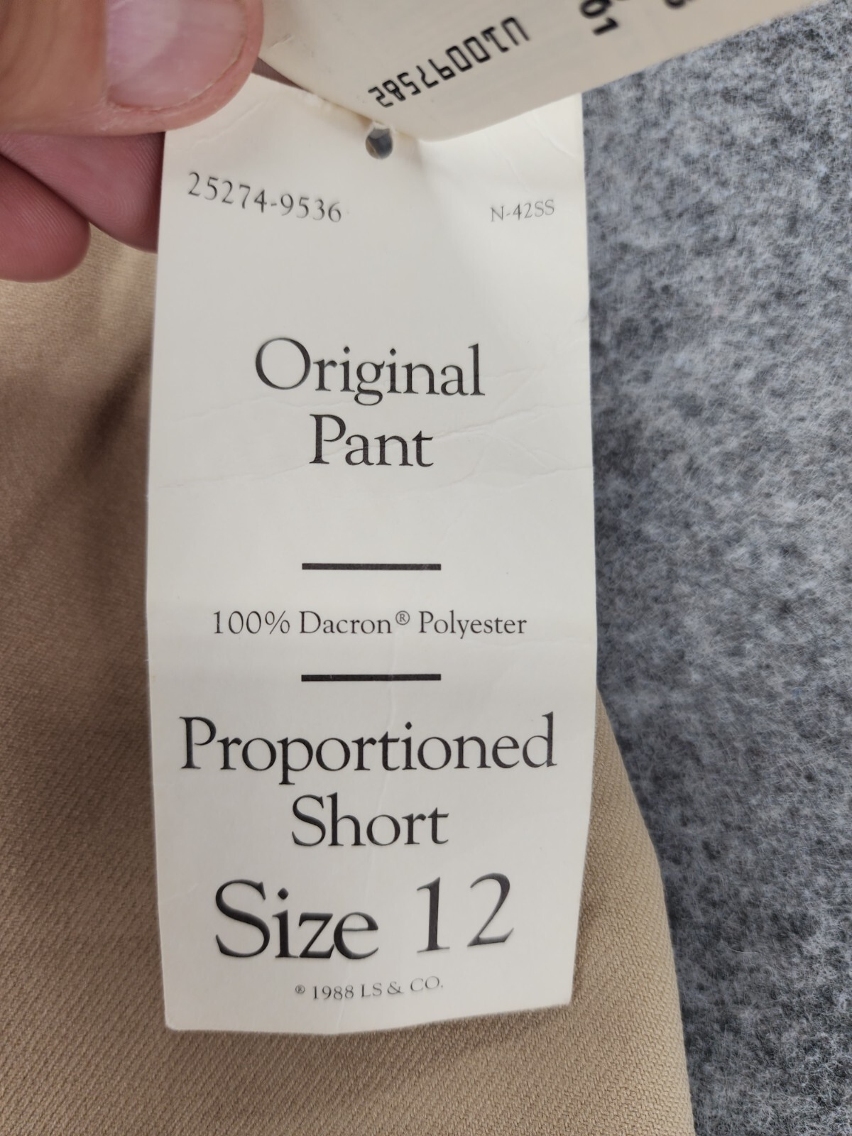 Vintage Bend Over Levi’s Pants Womens 12 Beige