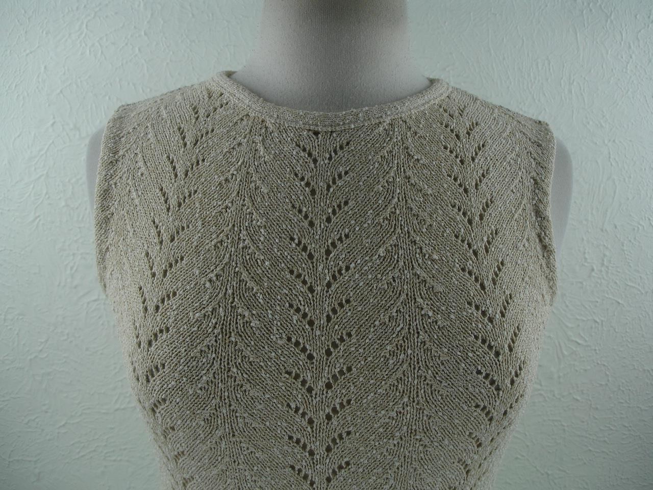 Women’s XS Vtg 1960’s Mister Cig 2-Pc Outfit Sweater Skirt Knit Beige Lime Green