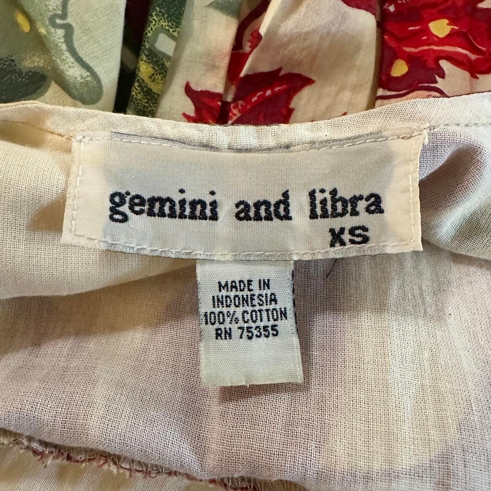 Gemini and Libra 70s Empire Waist Floral Midi Bubble Skirt Dress