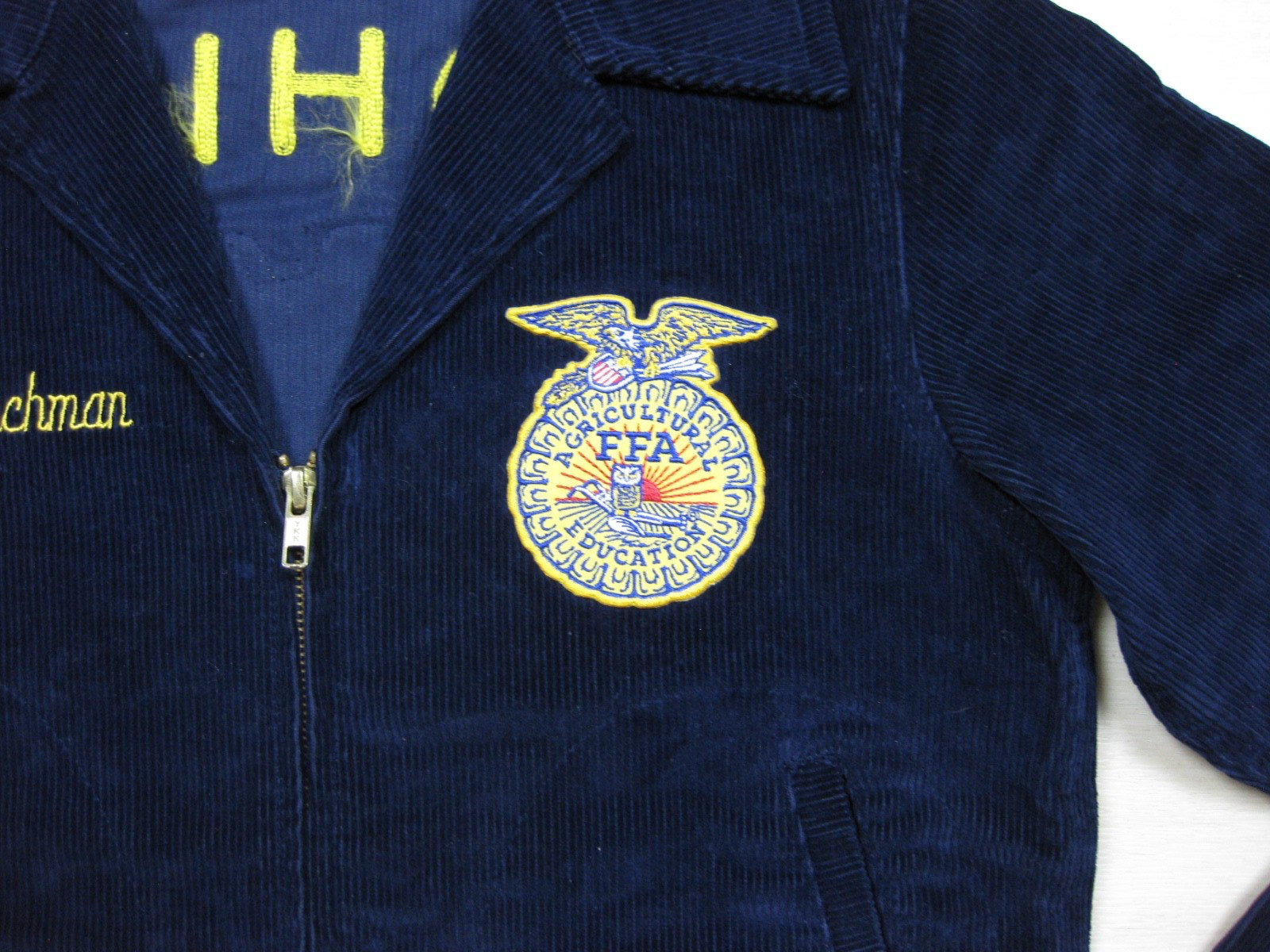 Y2K FFA Corduroy Jacket Women’s (32) Future Farmers of America Ohio Agriculture