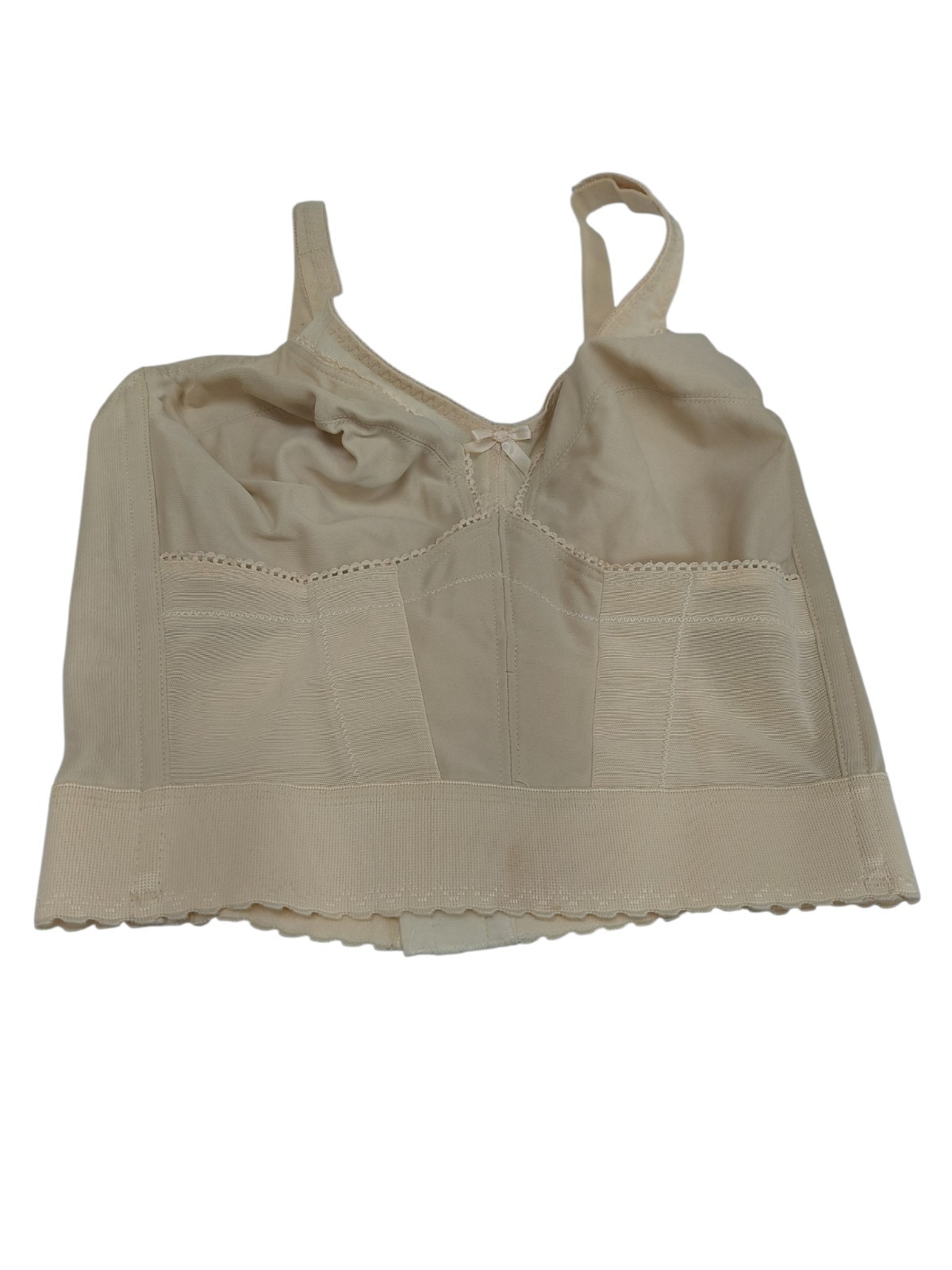 Vintage Crown-nette Longline Bra Size 36D