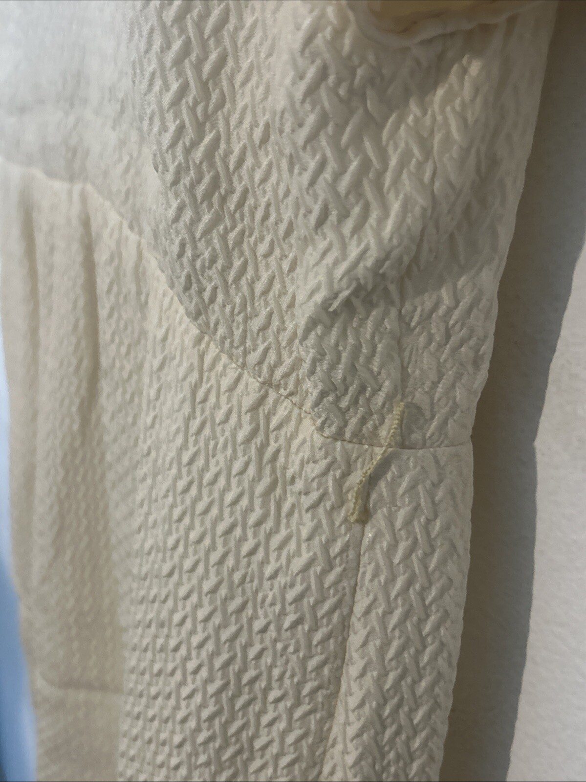 Vintage Valentino Night Amen Wardy Dress Cream Sequins Beaded Dress