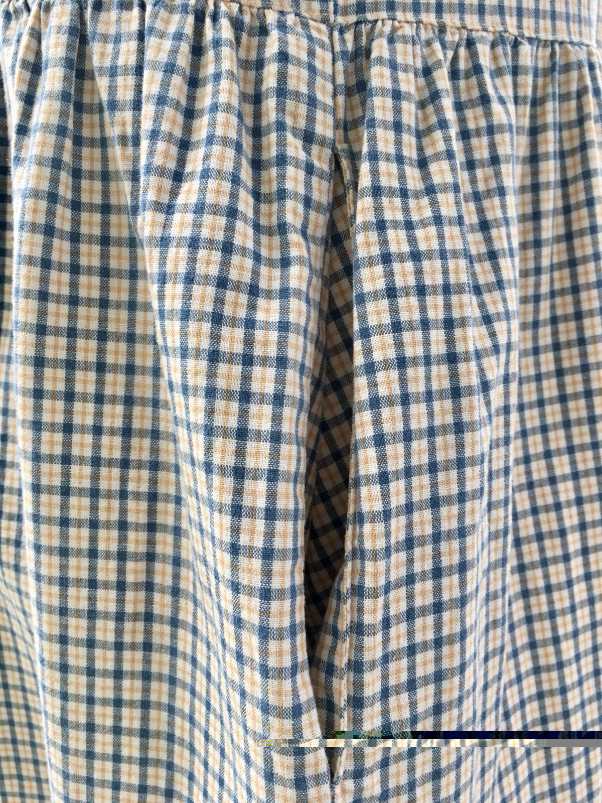 Vintage 90’s Ralph Lauren Plaid Gingham Dress Cottagecore Size L Grandma