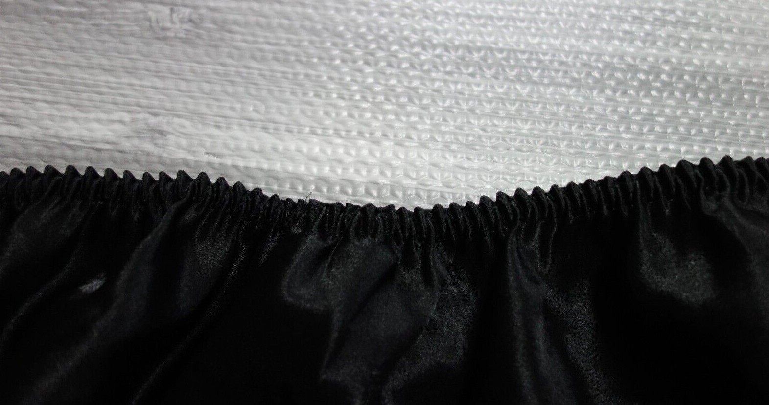 Vtg Gold Label Victoria’s Secret Panties Satin Lace S Wet Look Chiffon Panel