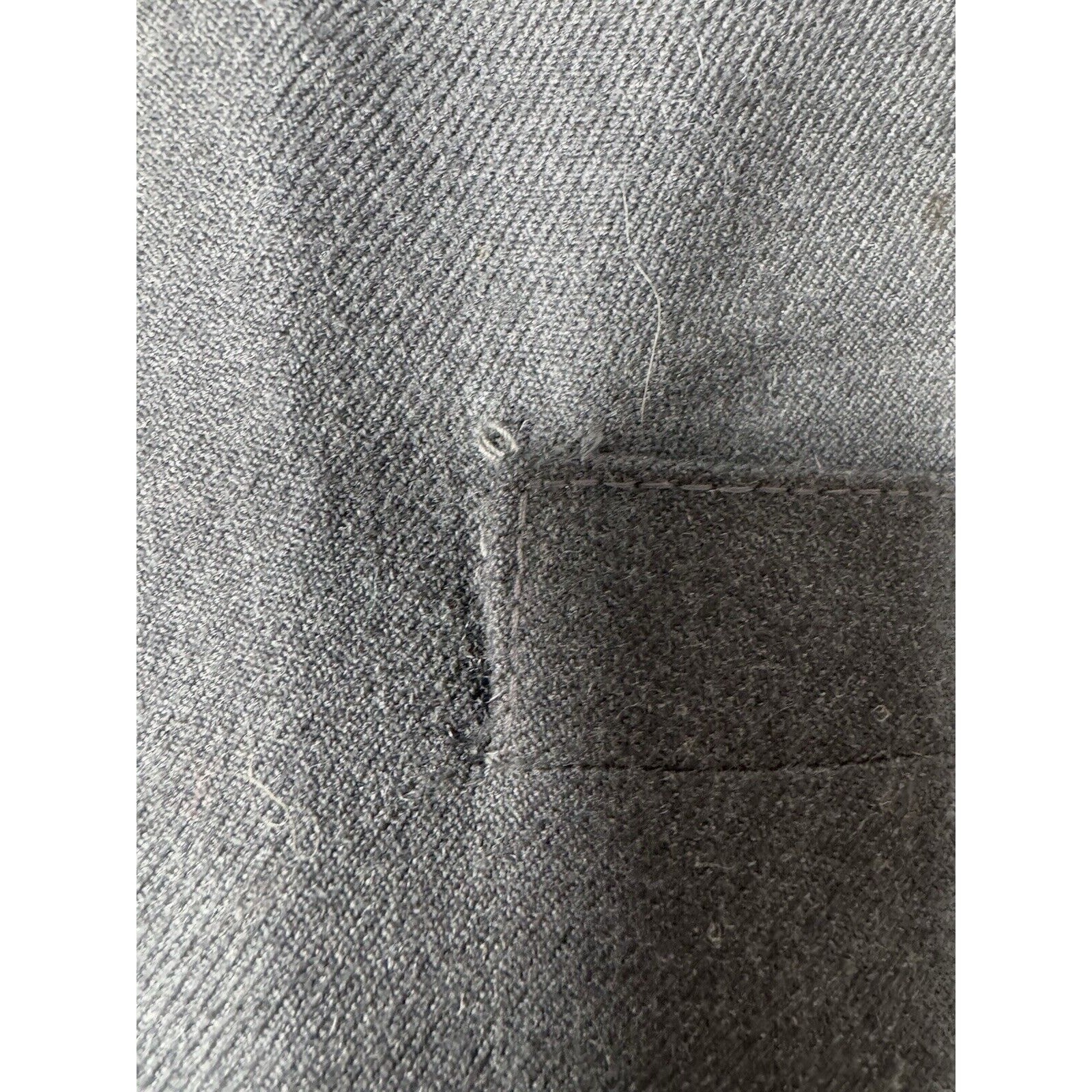 Vintage William Pearson Size 4 Wool Coat Button Jacket Long Peacoat Magnin Grey