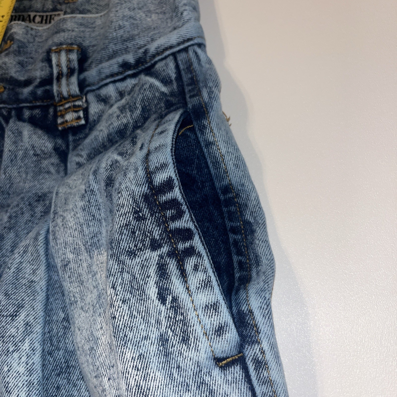 Vintage 80’s Jordache Acid Wash Jeans High Waist Pleated Pockets Very Nice