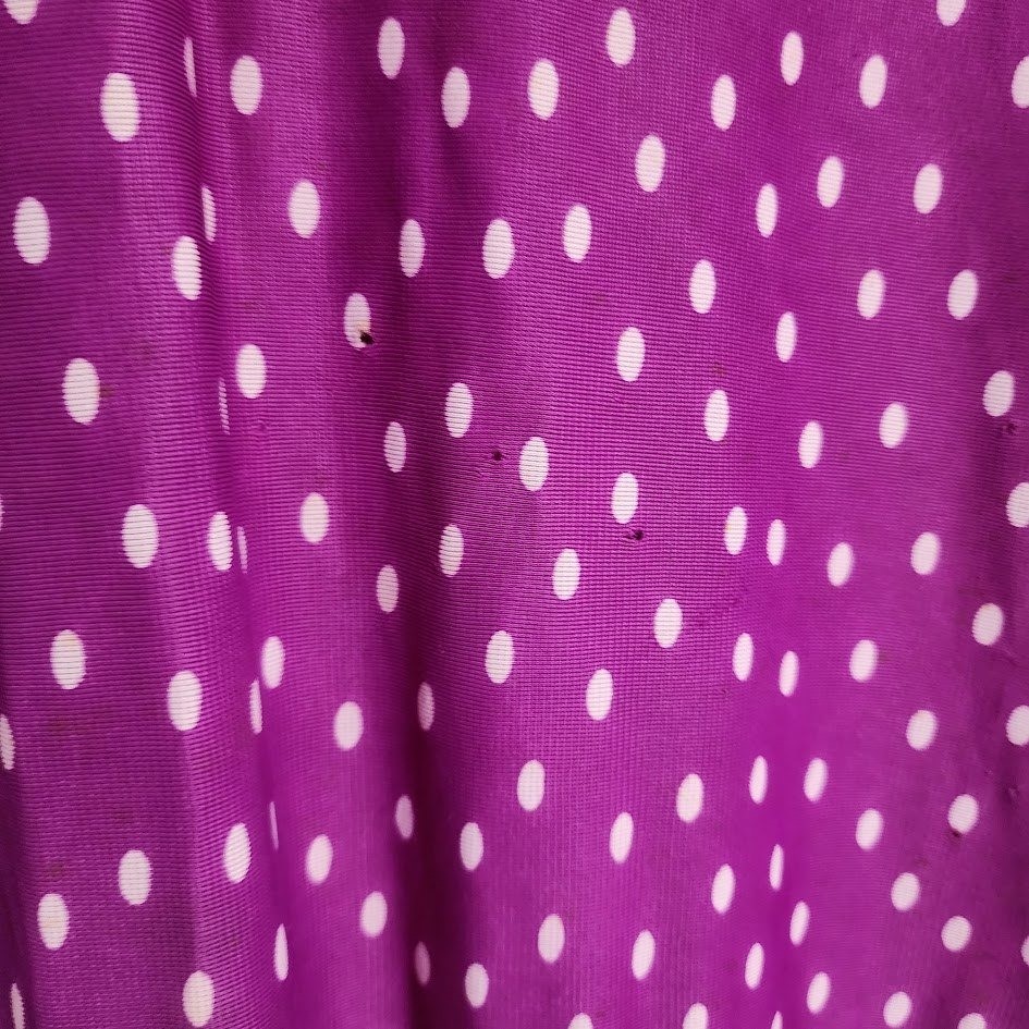 MALIBU MEDIA CALIFORNIA 70s Polka Dot Abstract Mini Dress swim cover