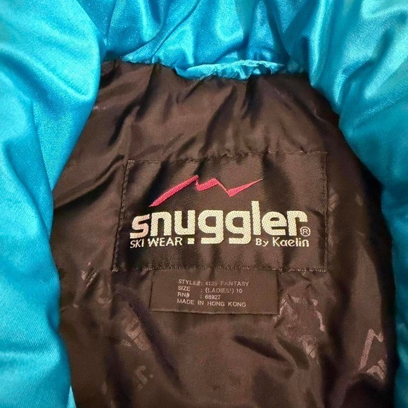 Vintage Snuggler Ski Wear jacket with bold abstract pattern Size 10