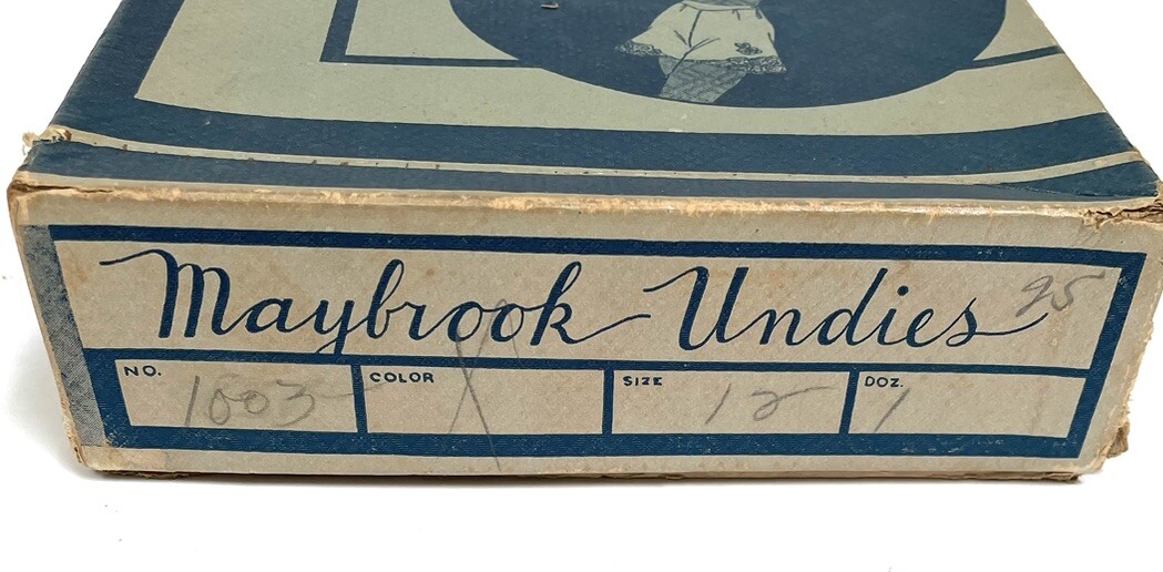 Vintage 1920’s May Brook Undies Lingerie Original Empty Box