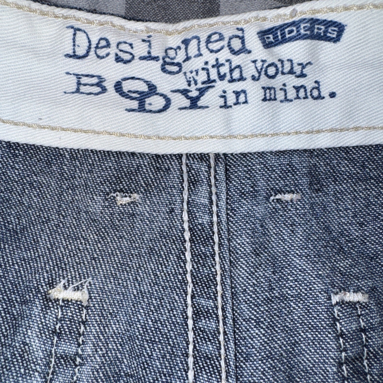 Vintage Riders by Lee High Rise Jeans Sz 6 Medium Wash 100% Cotton Straight Leg