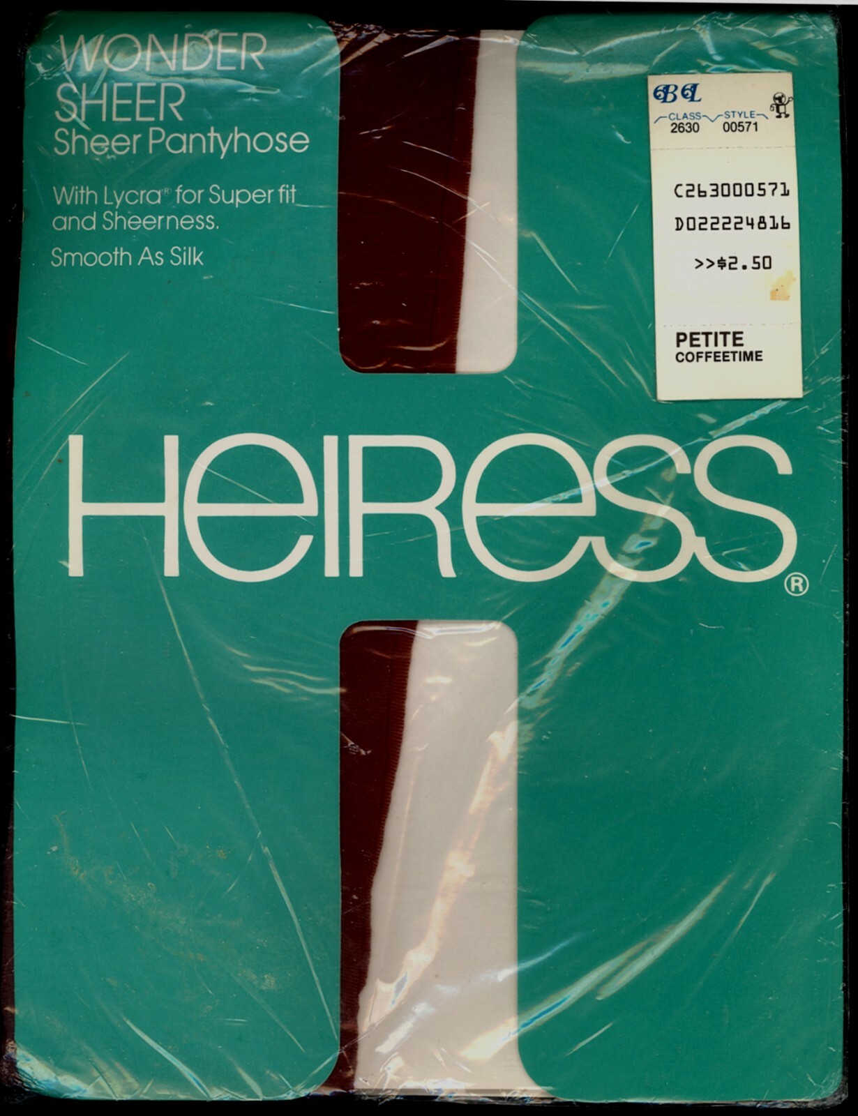 Lot 4 Heiress Pantyhose Size Petite Sandalfoot MIX Color Textured Sheer Vtg NIP