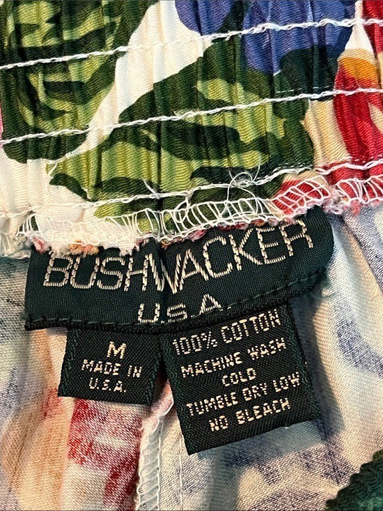 Vintage Bushwacker Maxi Skirt Medium Floral Print Pockets 80s/90s Cottagecore