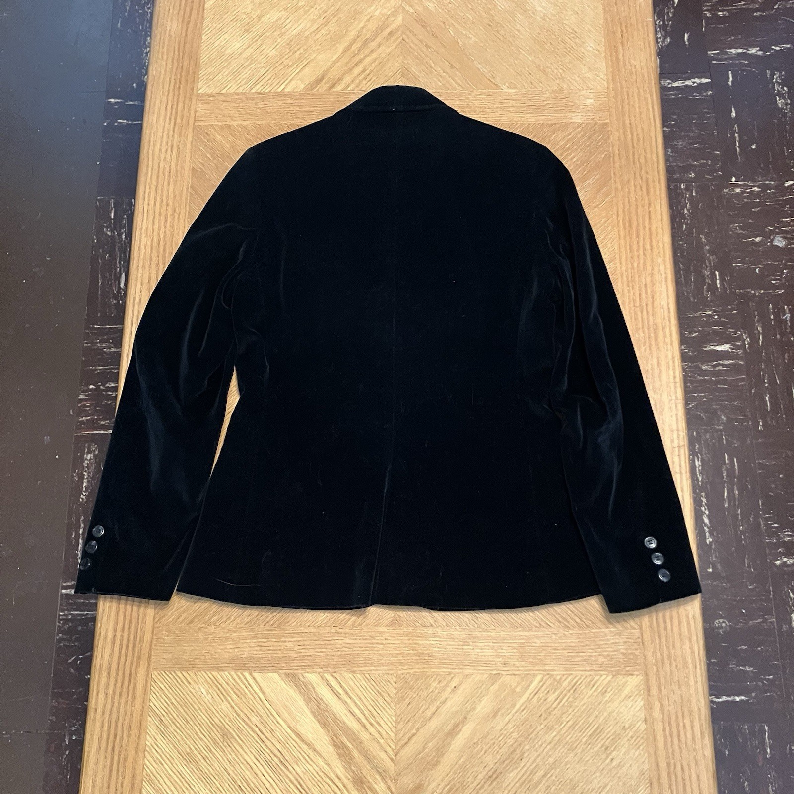 Vintage 1960’s Stockton Of Dallas Ladies Black Velvet Blazer Sz 8