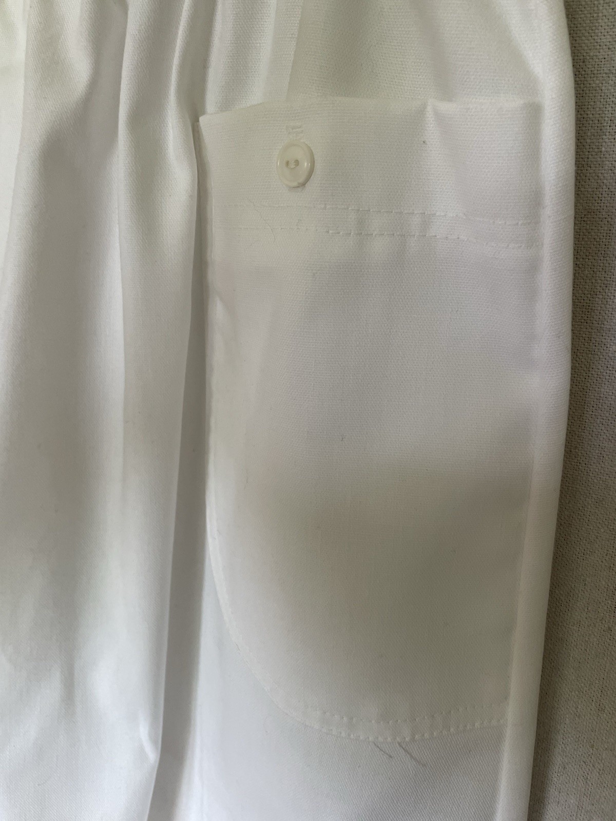 Katie Brooke VTG Skirt NWT White With Patch Pockets Size L Made in USA 1970’s