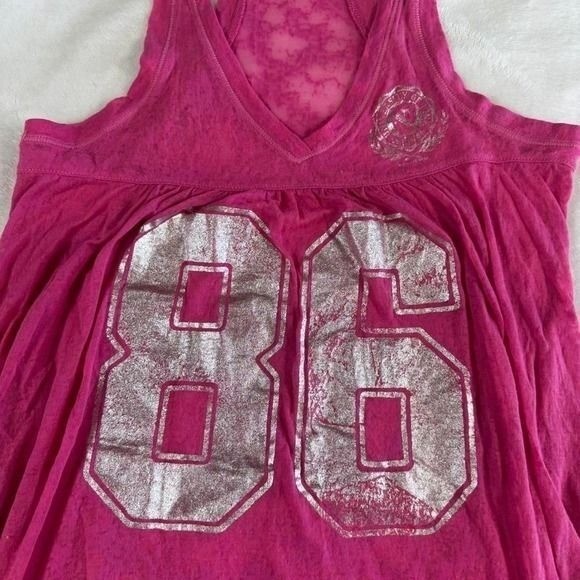 Y2K vintage 2008 Victoria’s Secret PINK pink lace racerback babydoll tank top