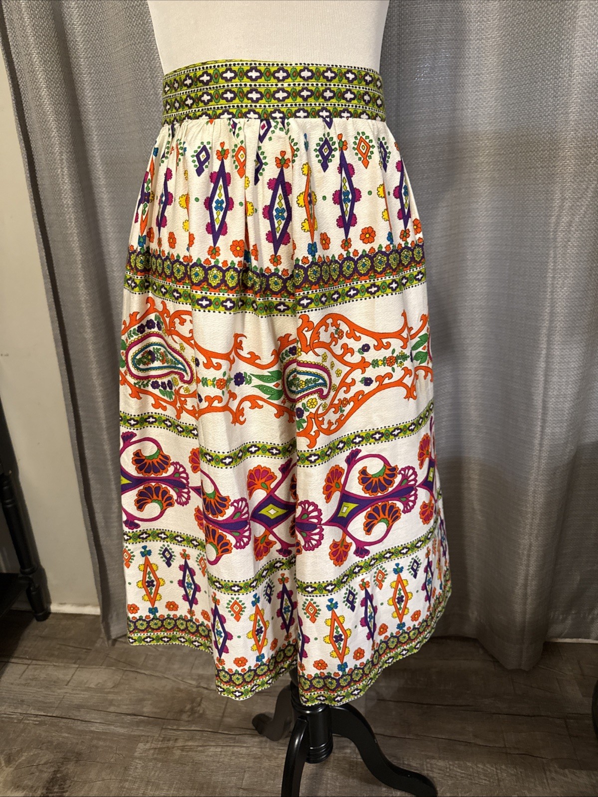 Vintage 70s Alex Coleman Skirt Waist 30”