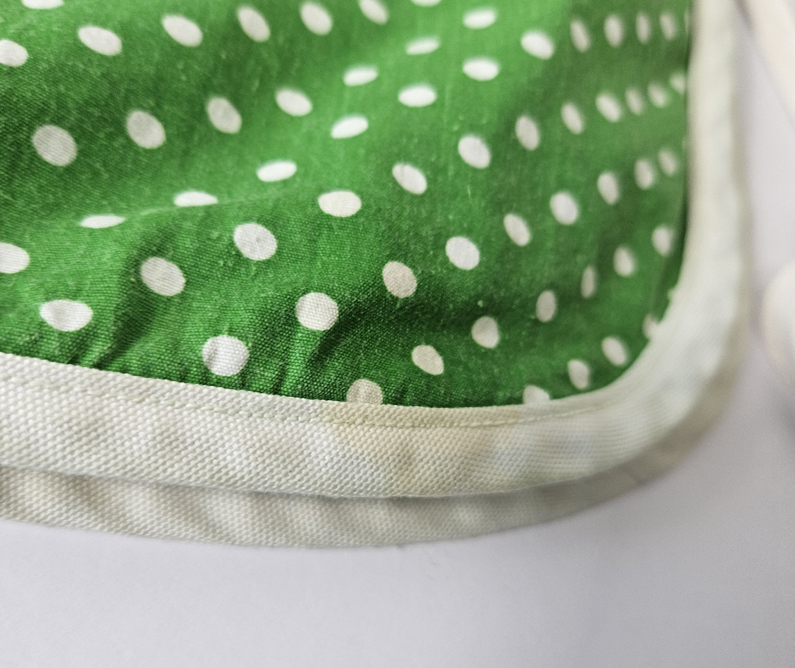 RETRO VINTAGE 1970S AUSTIN HILL *REVERSABLE* WRAP SKIRT GREEN POLKA DOT/ STRIPES