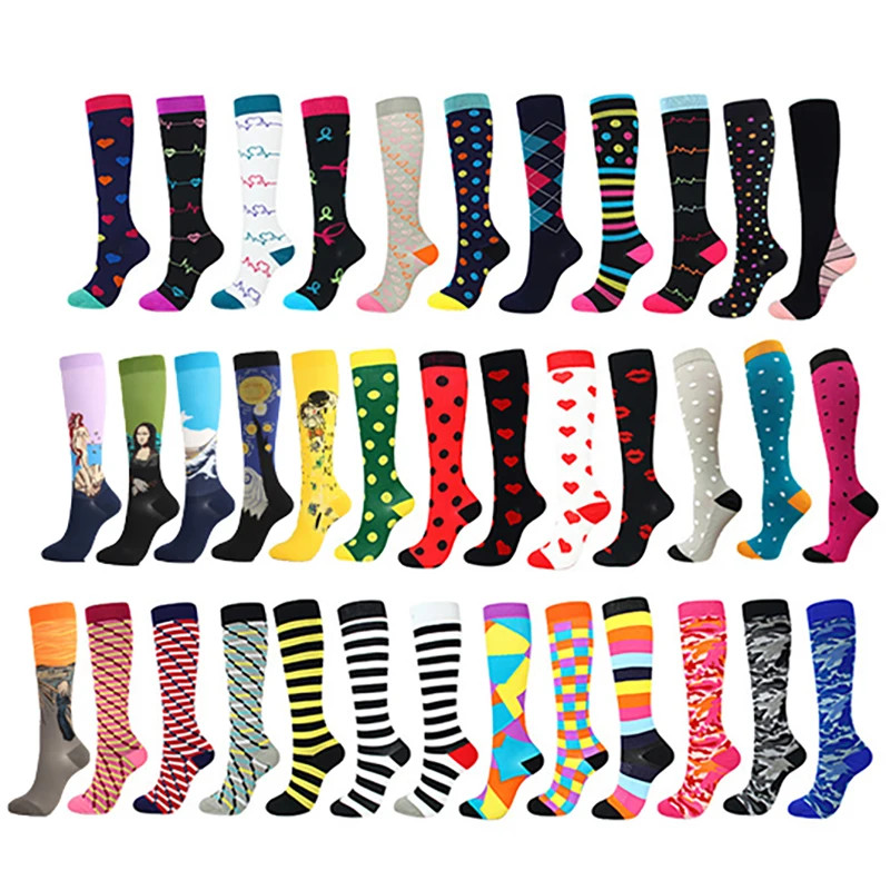Unisex Elastic Outdoor Compression Magic Stockings Women Breathable Nylon