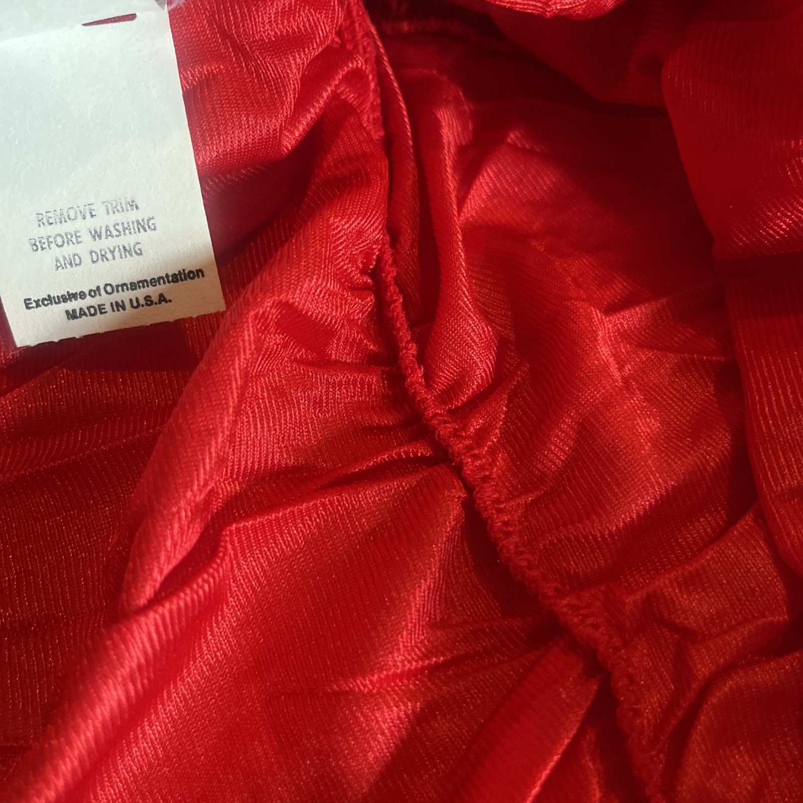 Woman’s FeatherBed NYRed Nightie Nylon Removable feather Side split Vtg Sz Sm