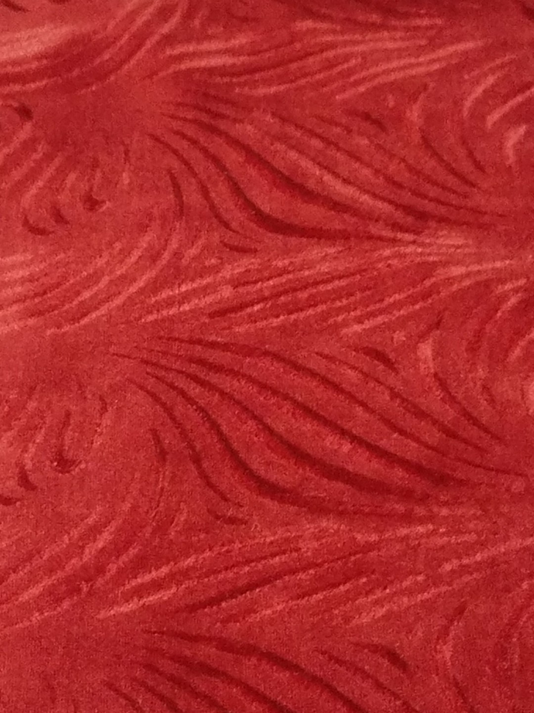 by design Woman Vintage Embossed Textured Velvet Top Burgandy Size 22W NEW