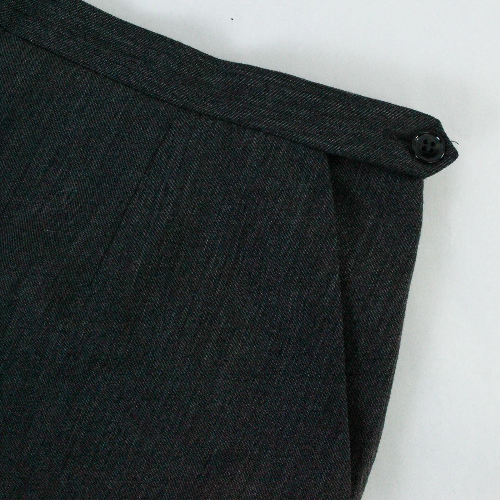 Vintage David N High Waist Gray Tapered Pants Size 14 Polyester Blend