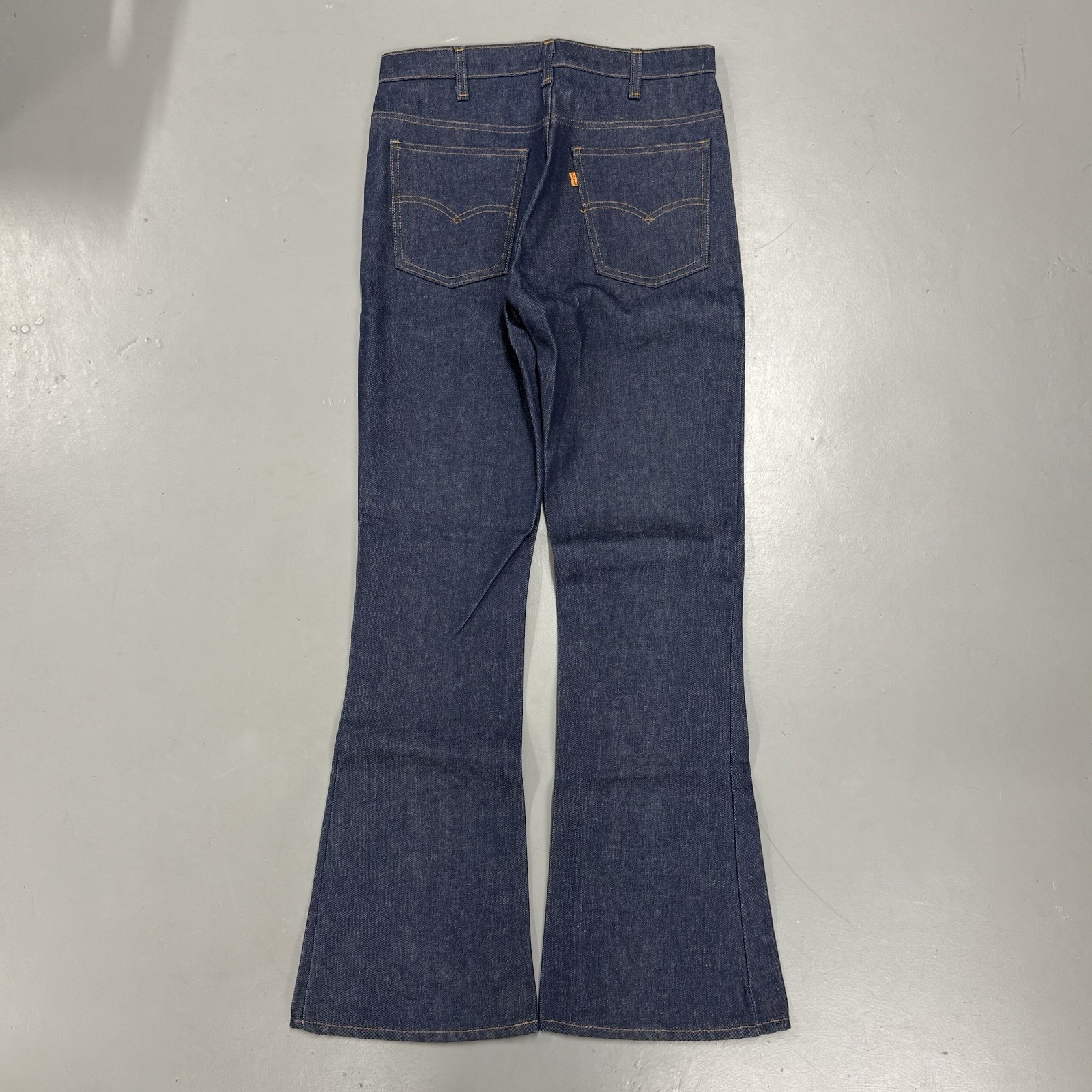 Levi’s Dark Indigo 646 Flare Bell Bottom Vintage 70s NOS No Wash