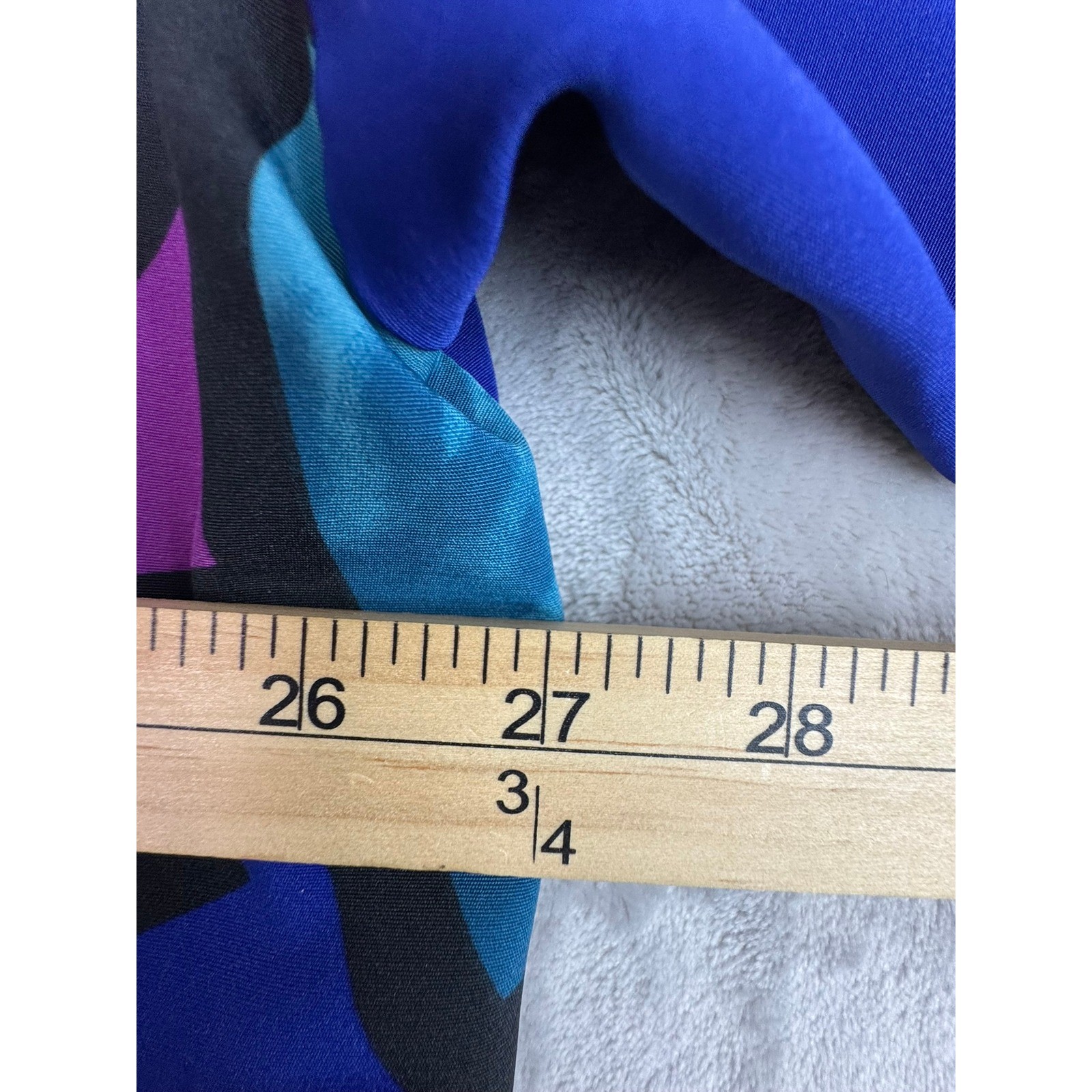 Silver Threads Ltd Vintage 90s Geometric Windbreaker Jacket Blue XL Made in USA