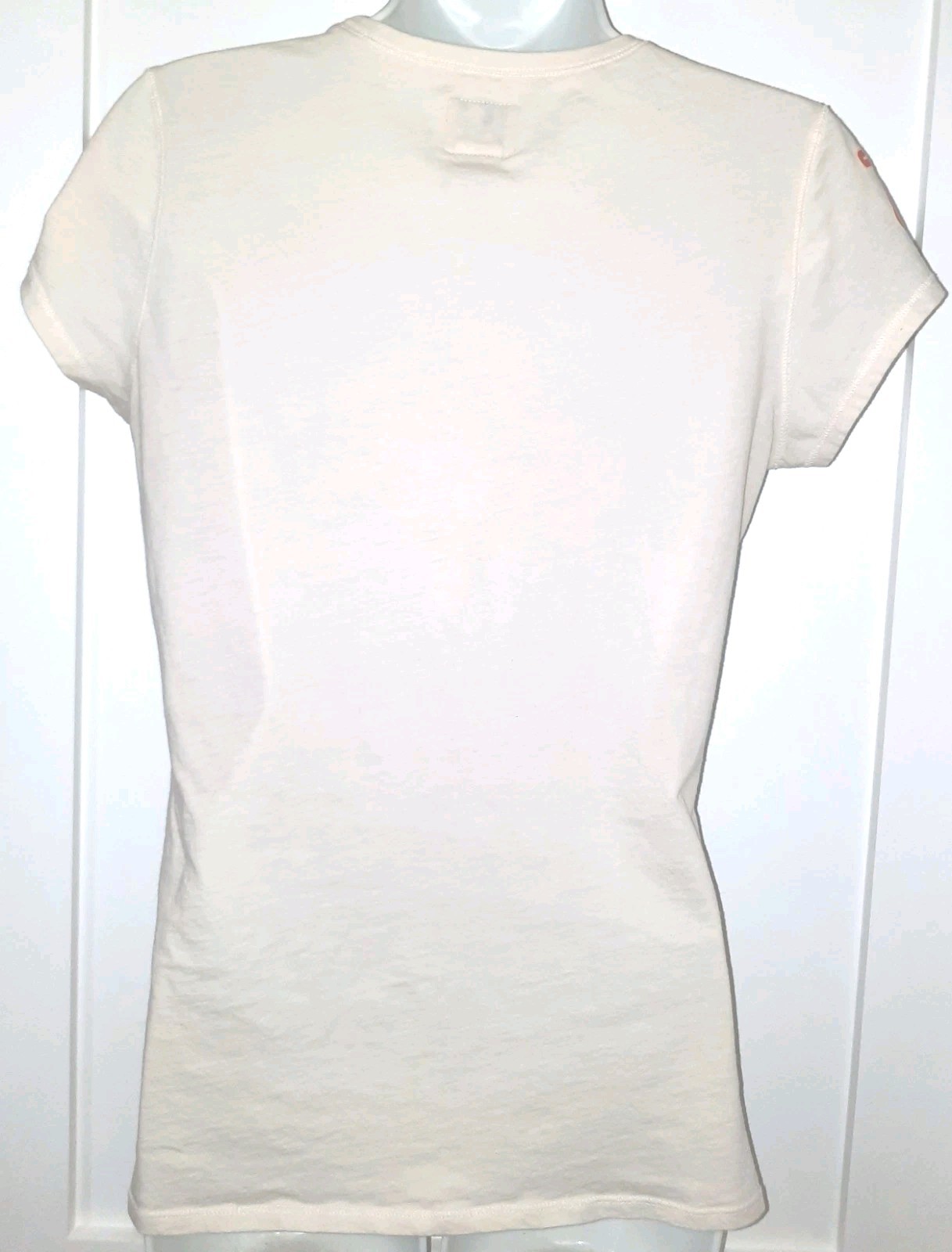 Lucky Brand Vintage Maneki-Neko Lucky Cat & Kokeshi Doll Jrs T-Shirt Sz L READ🌼