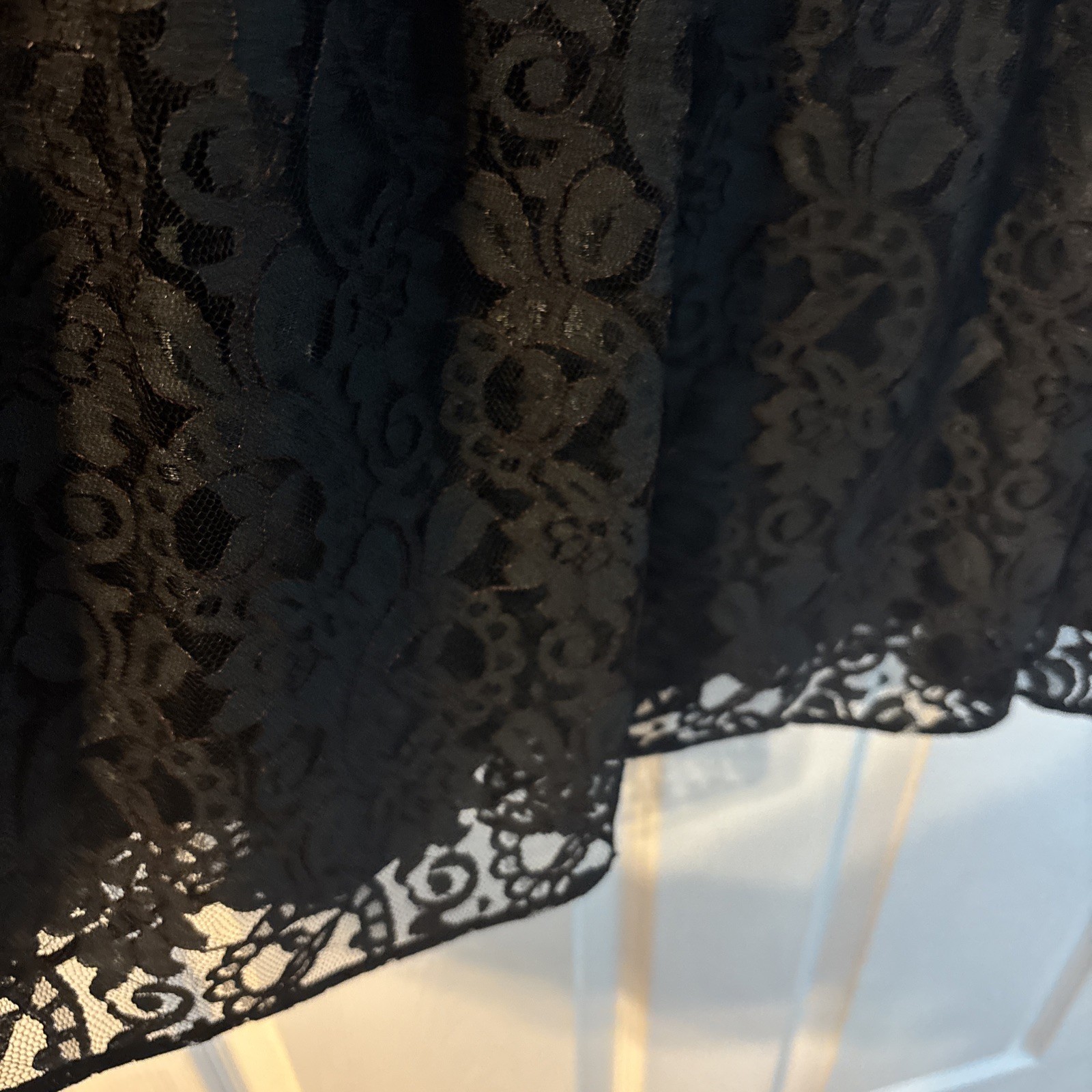 Vintage, Gothic Dress, Wilroy Traveller New York, Black All-LACE Dark Shadows