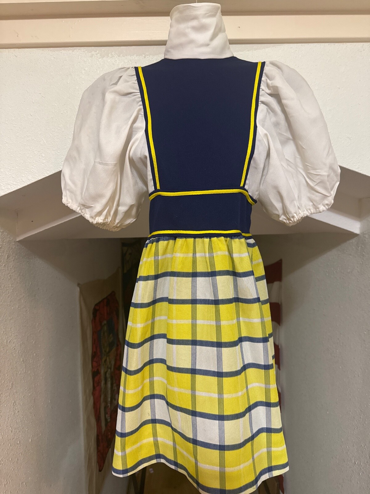 FANTASTIC VINTAGE 1970s MOD MINI DRESS JERELL OF TEXAS Size 7 Small