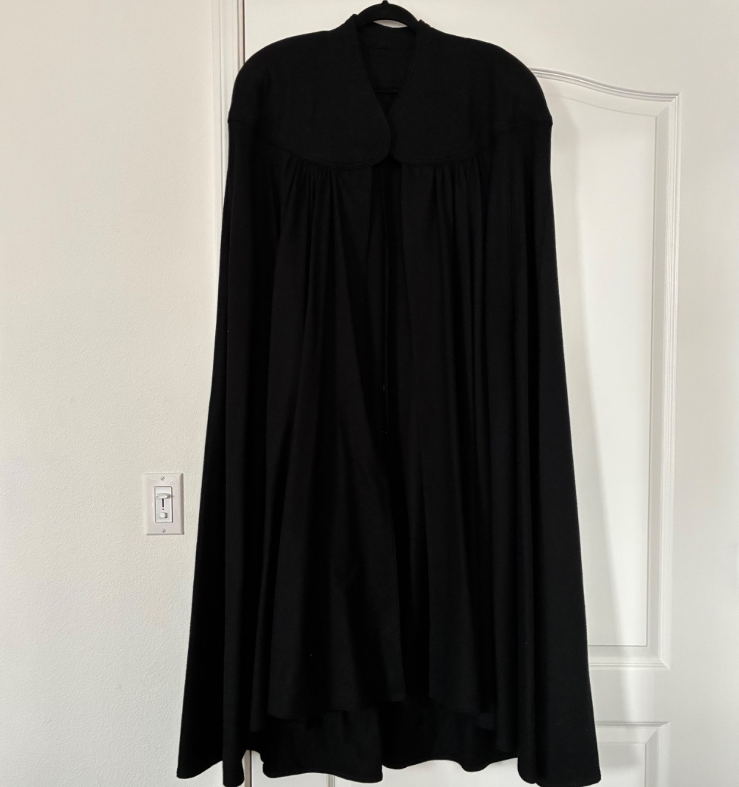 C’est Simone Black Maxi Cape Medium