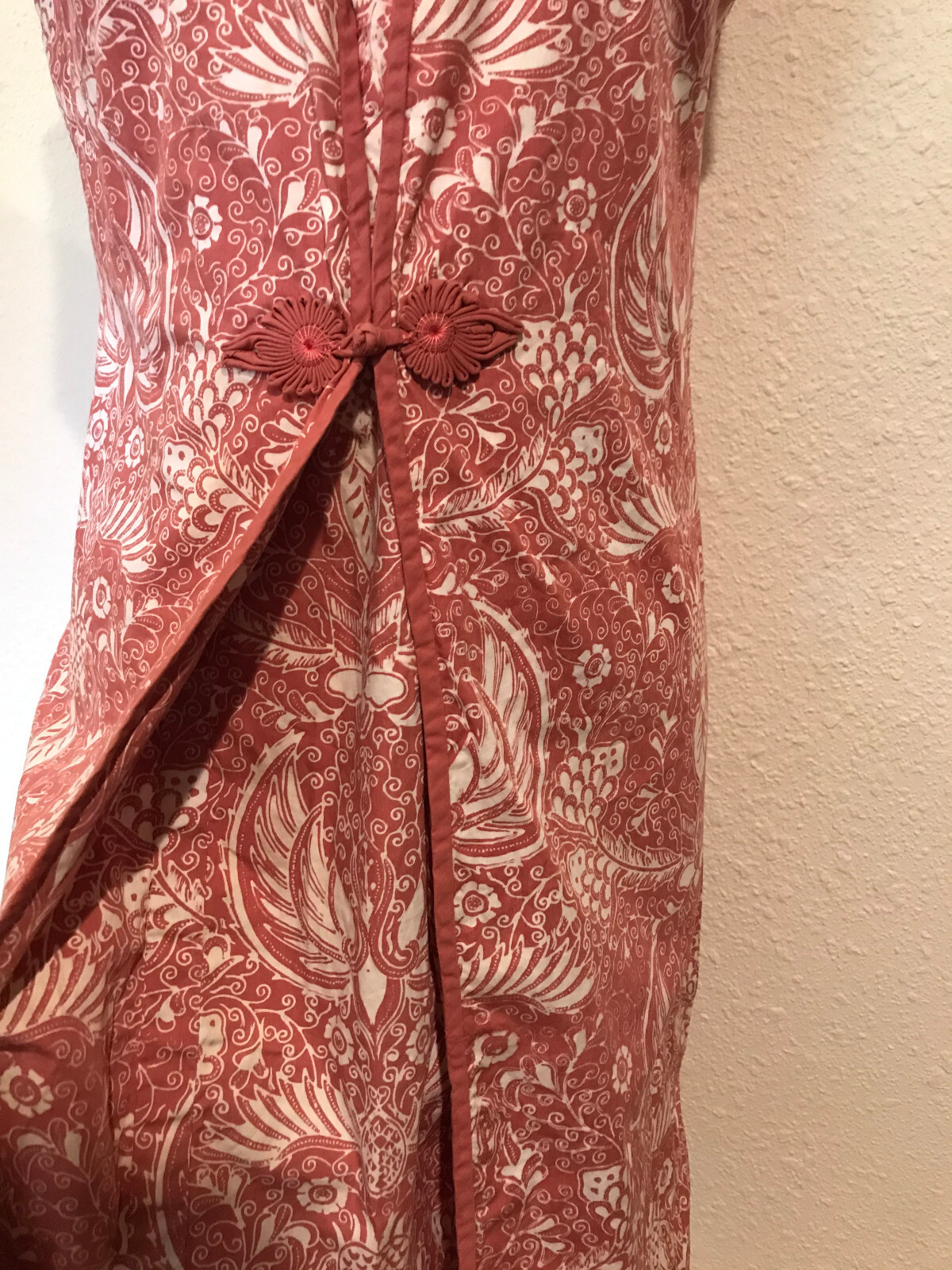 SALE $25.00 VTG 50s60s Novelty Dress Metal Zip Nursing Dress Bust 36″ Waist 34″