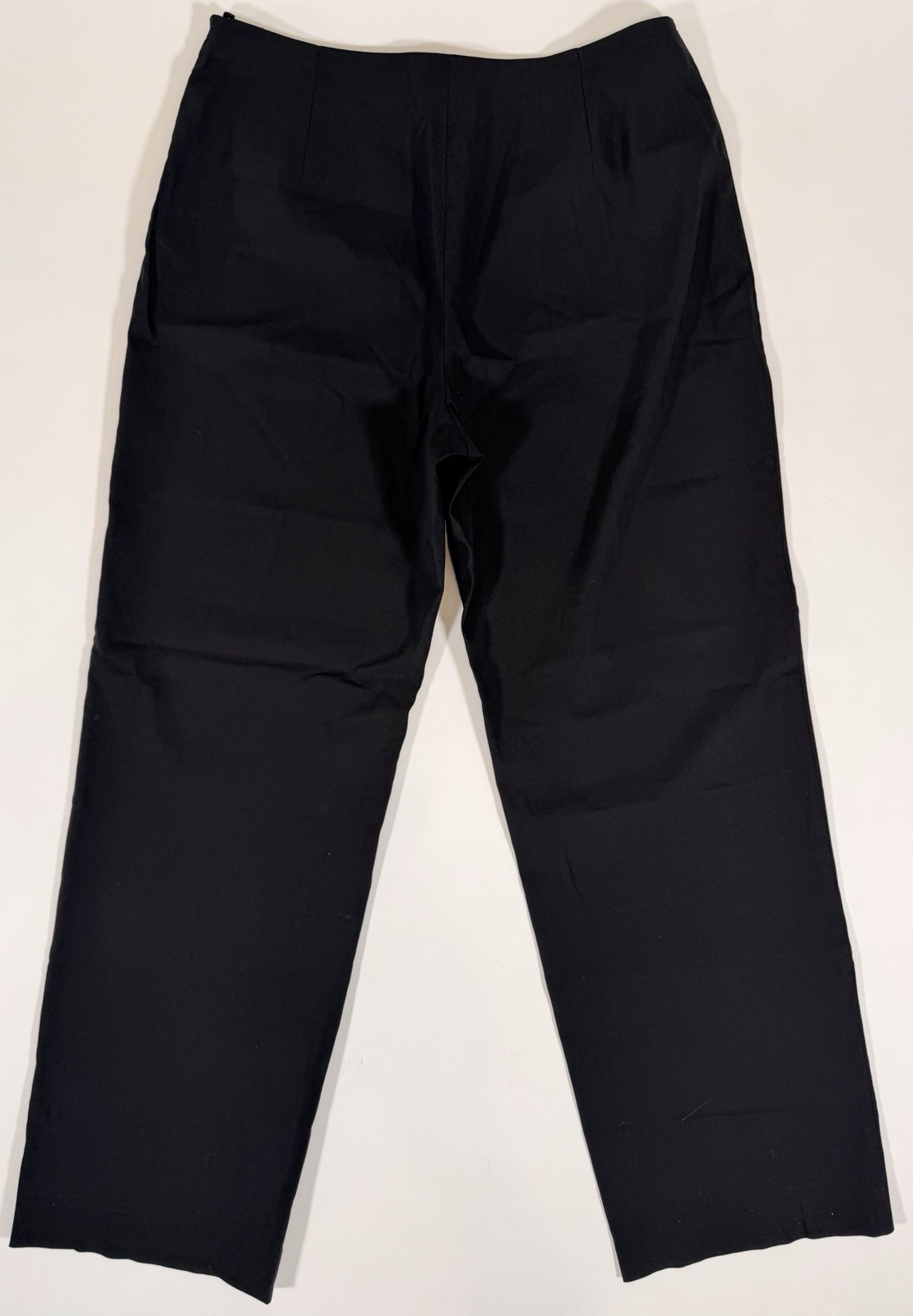 Emporio Armani Vintage 80s Black Trouser Pants Size IT 42 / US 6-8 Made In Italy