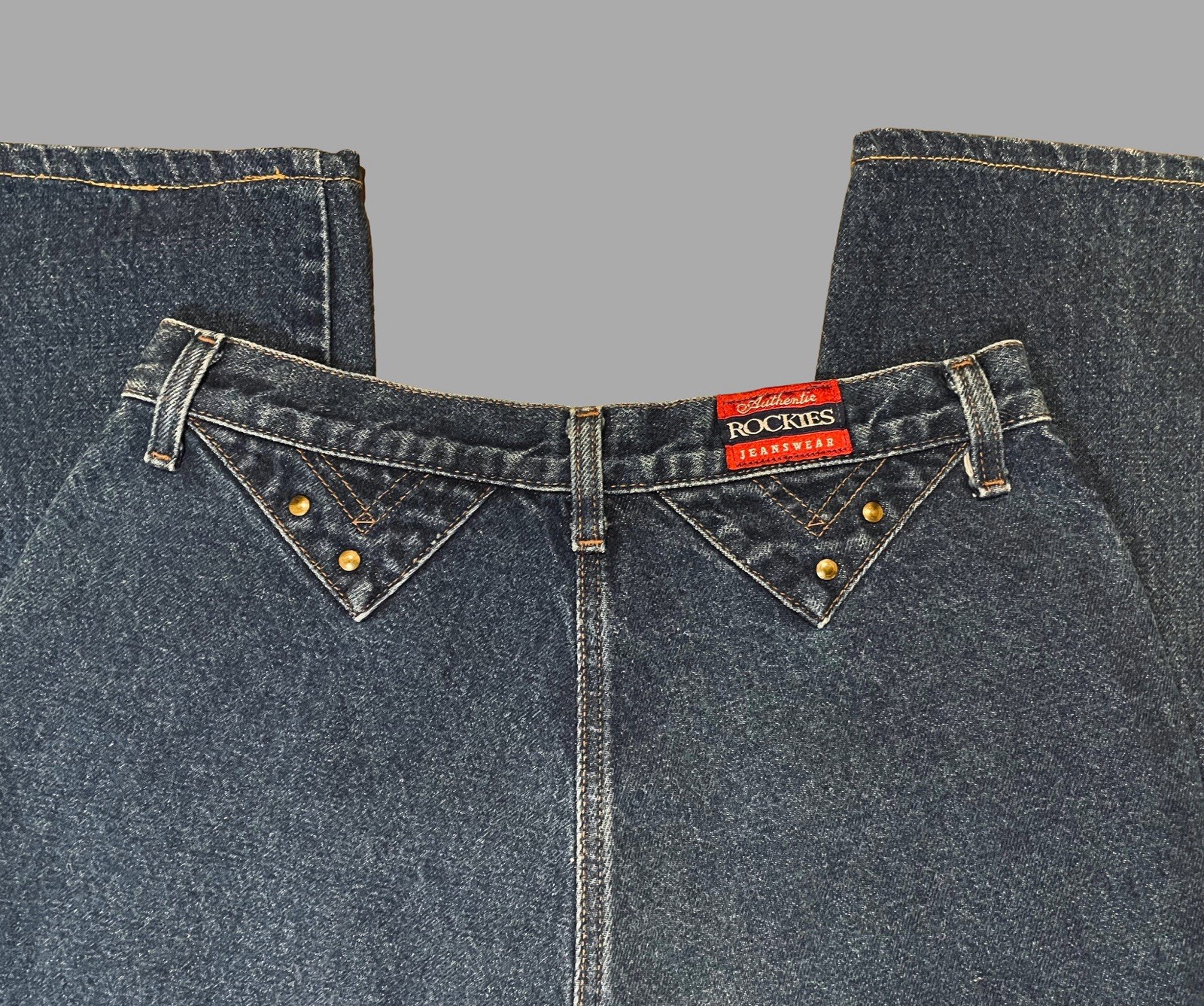 Women’s Vintage 80’s Bareback “Rockies” High Rise Double V-Yoke Denim Jeans