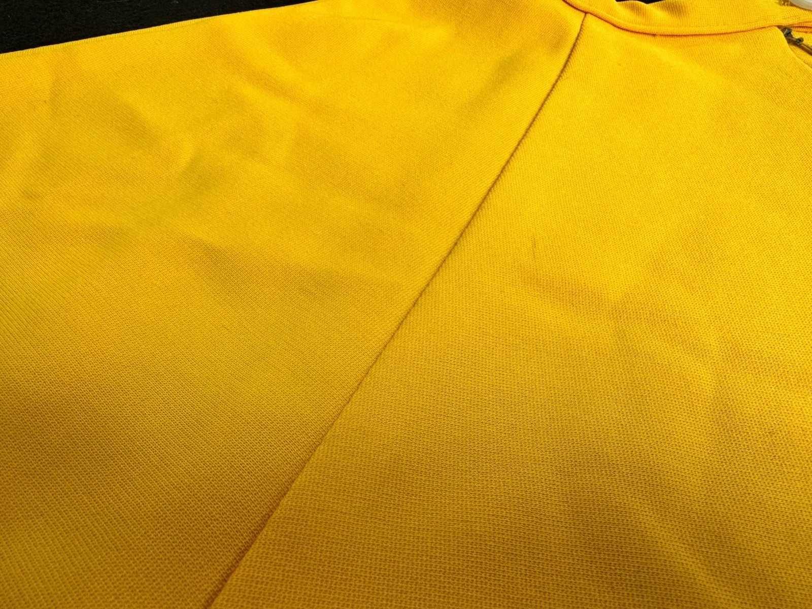 Vintage Cheerleader Skirt Yellow And Black 24” Waist Stripe Great Condition