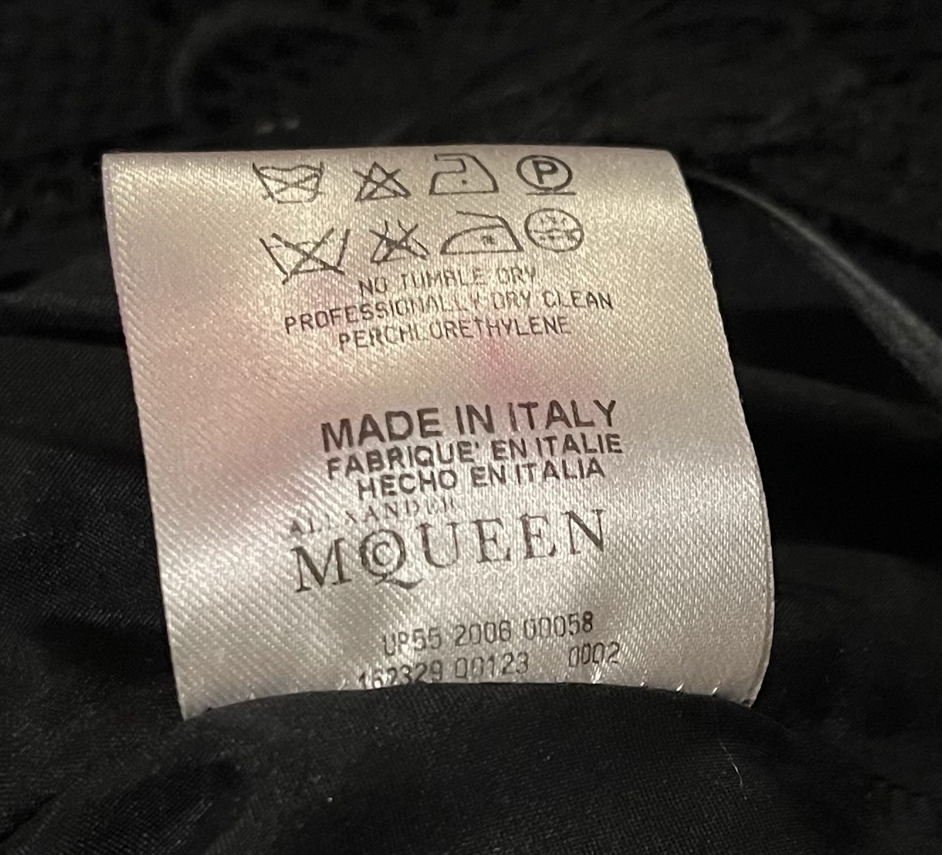 Alexander McQueen Vintage 2006 Widows Of Culloden Silk and Lace Dress