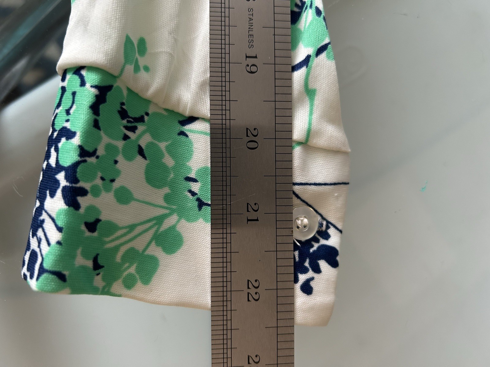 VTG 70’S ALFRED DUNNER POLYESTER DISCO FLORAL SHIRT BLOUSE DAGGER COLLAR TAG 14