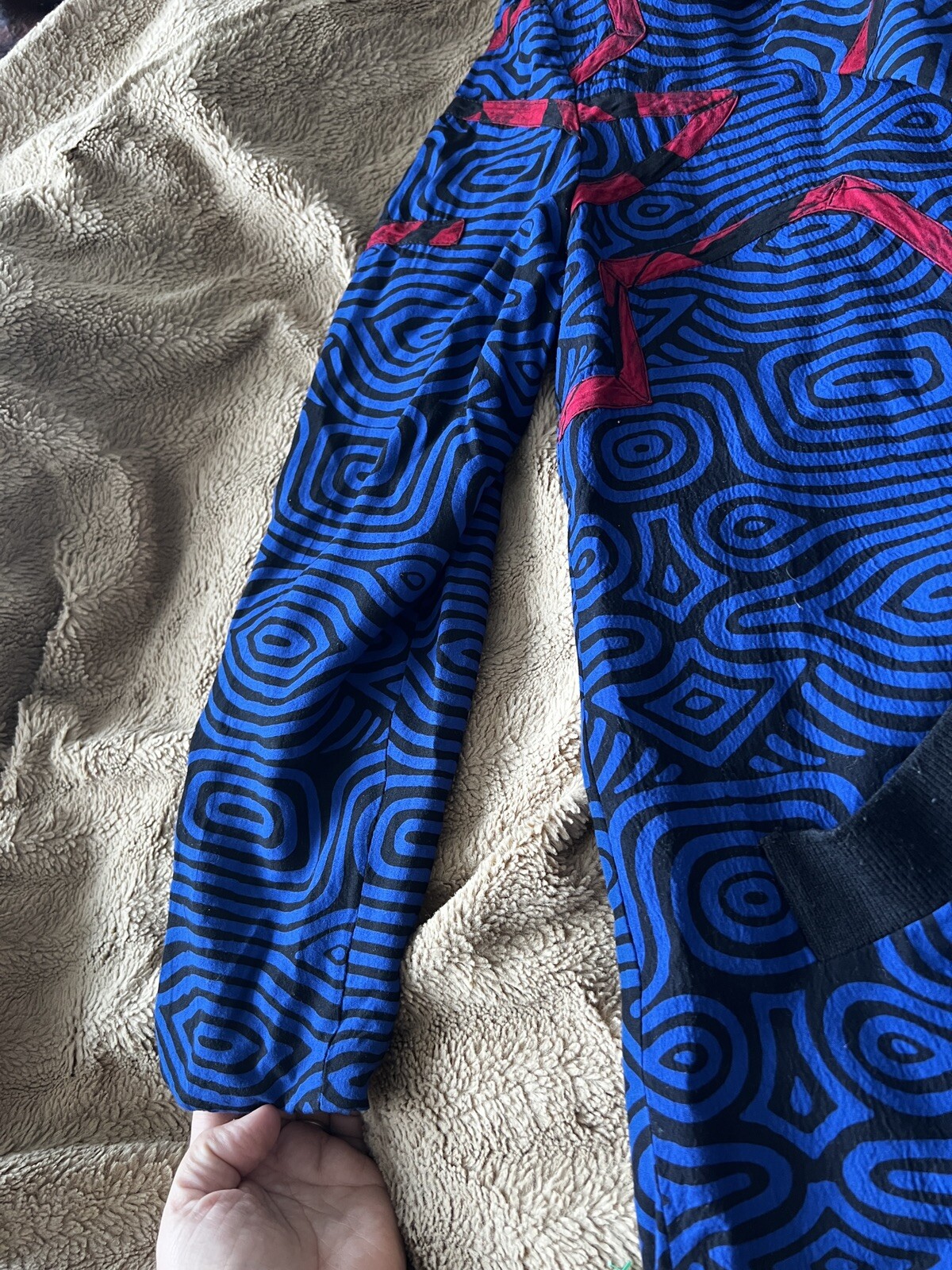 canvasbacks lutton horsfield Large Vintage Blazer Fun Blue Design