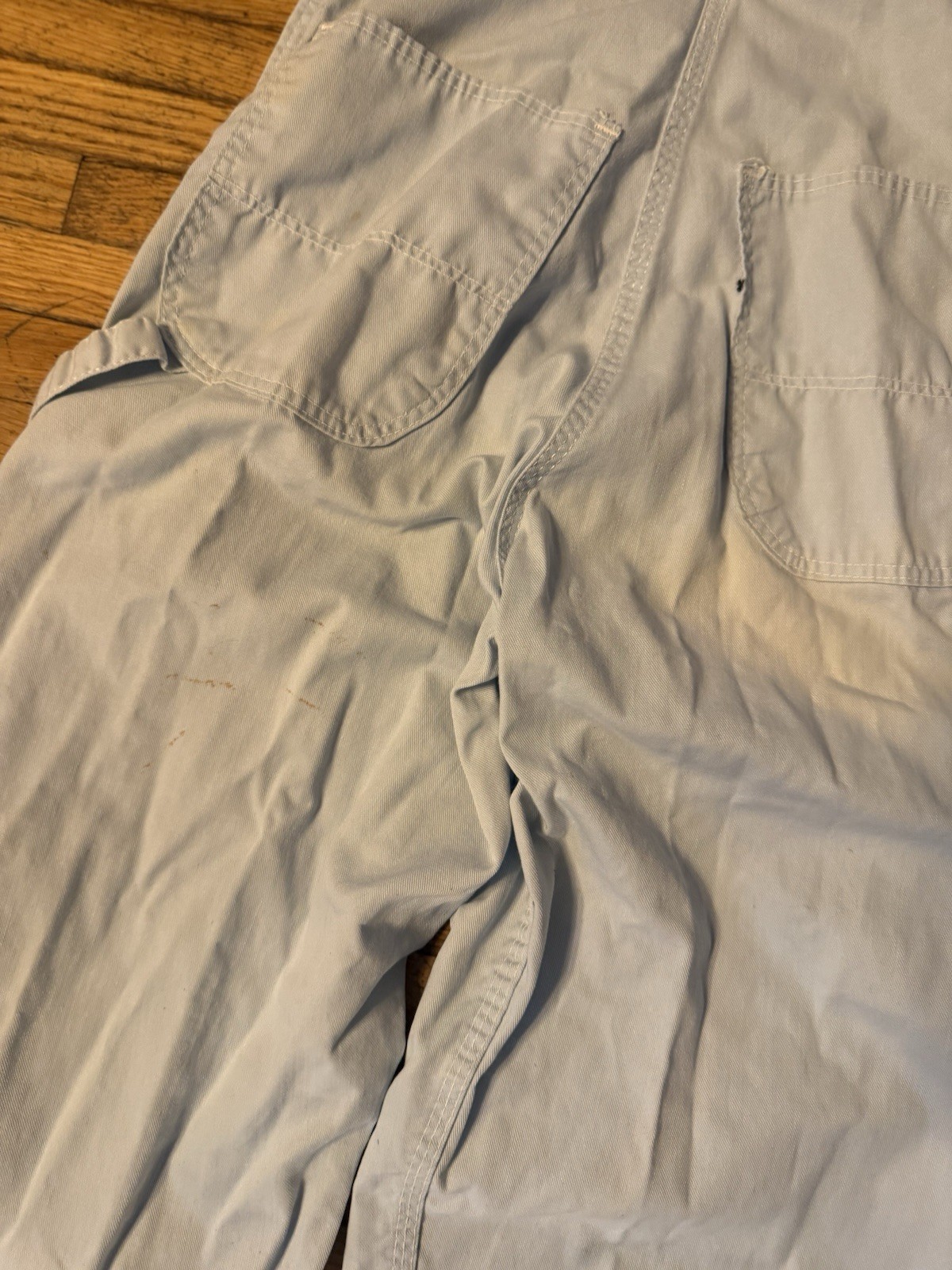 1960’s Sanforized Washington Dee Crew Overalls Measurements In Pictures