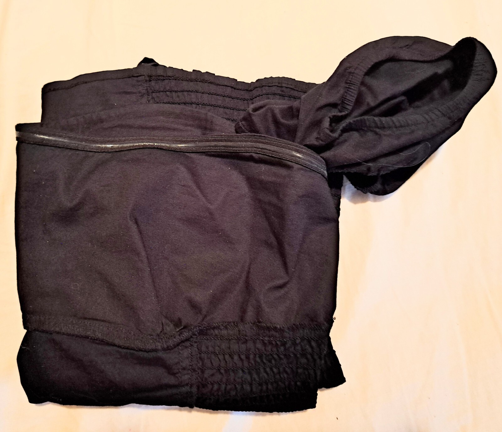 VTG GUESS WOMEN’S Black XL Structured Off the Shoulder Top COTTON BLEND