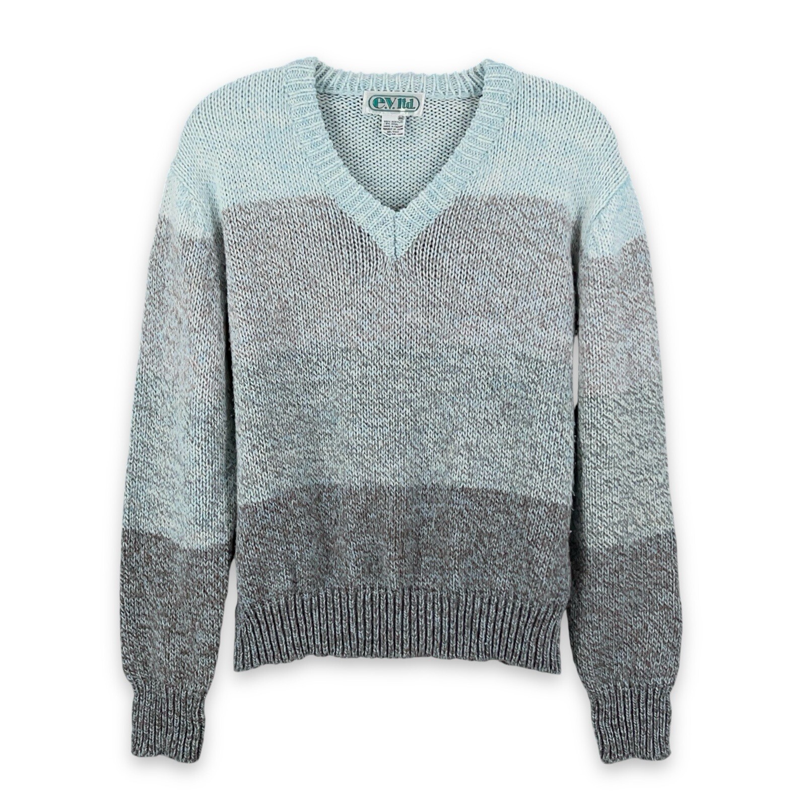 Vintage 80s Oversized Wool Blend Sweater Size XL E.V. LTD