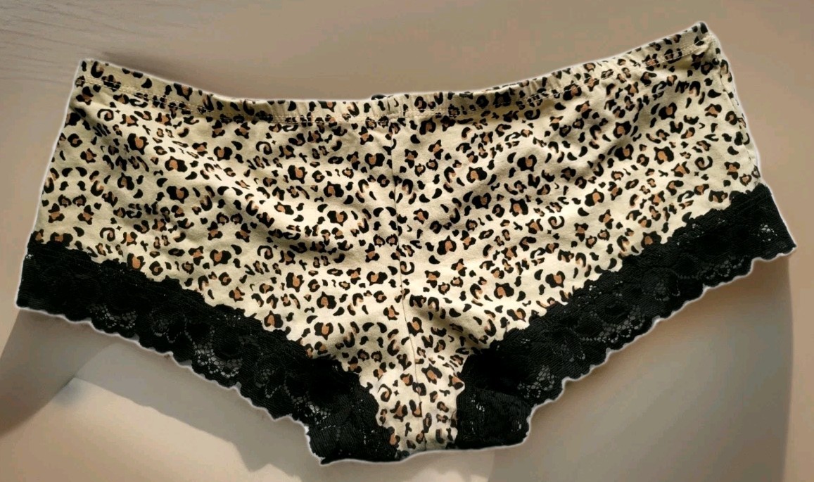 Vintage Lingerie Panties Sissy Animal Bow Medium