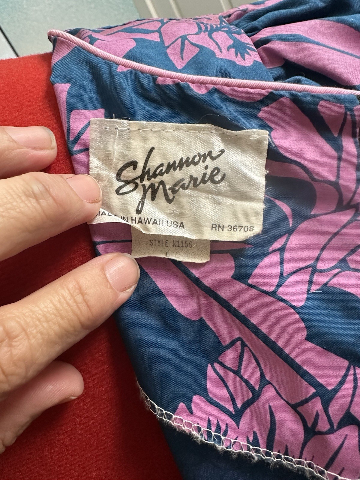 Vintage 90’s Hawaiian Shannon Marie Tea Length Muumuu