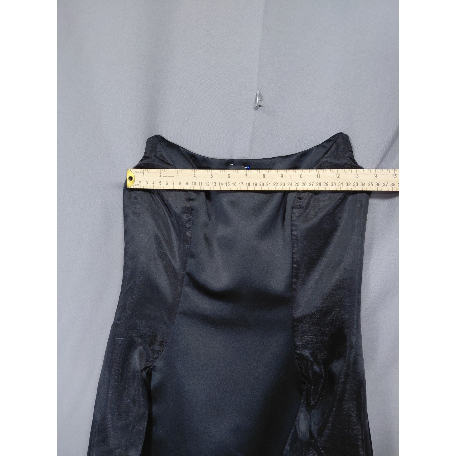 Vintage Niki Livas Made in USA Organza Gown Dress Women See Measurements